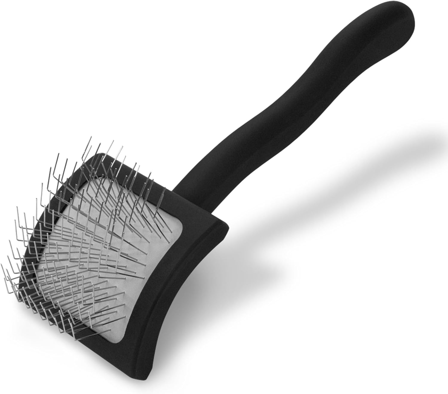 Chris Christensen Baby K Dog Slicker Brush, Groom like a Professional, Fluff Detangle Style, Saves Time Energy, Black, Small image number 4