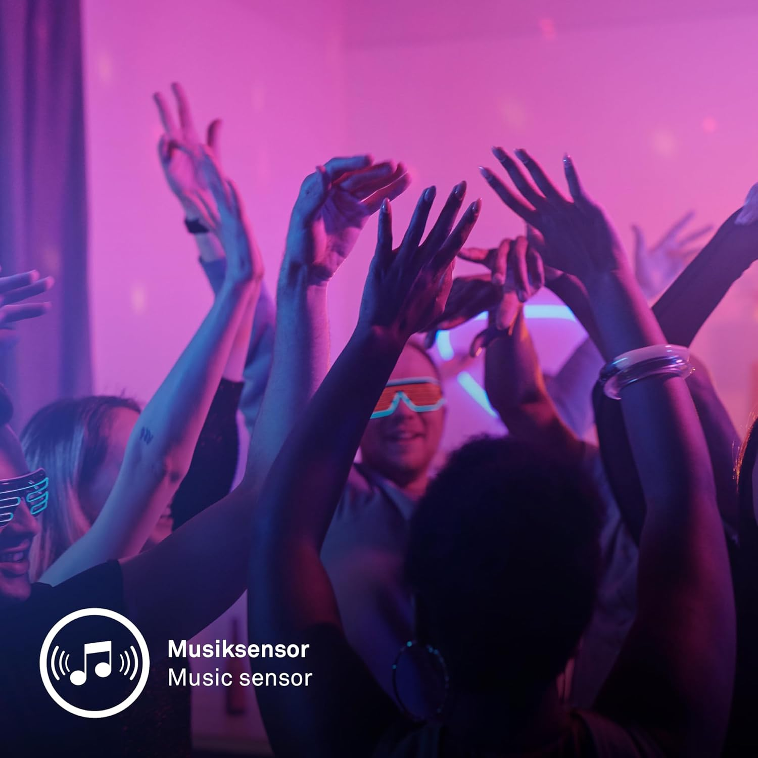 BRILONER - LED Table Lamp with Remote Control, Dimmable, RGBIC, CCT, Music Sensor, Bedside Lamp, Lamp, Desk Lamp, Table Lamp, Gaming Decoration, Party Decoration, 17.5 X 10.6 X 16.4 Cm, White image number 6