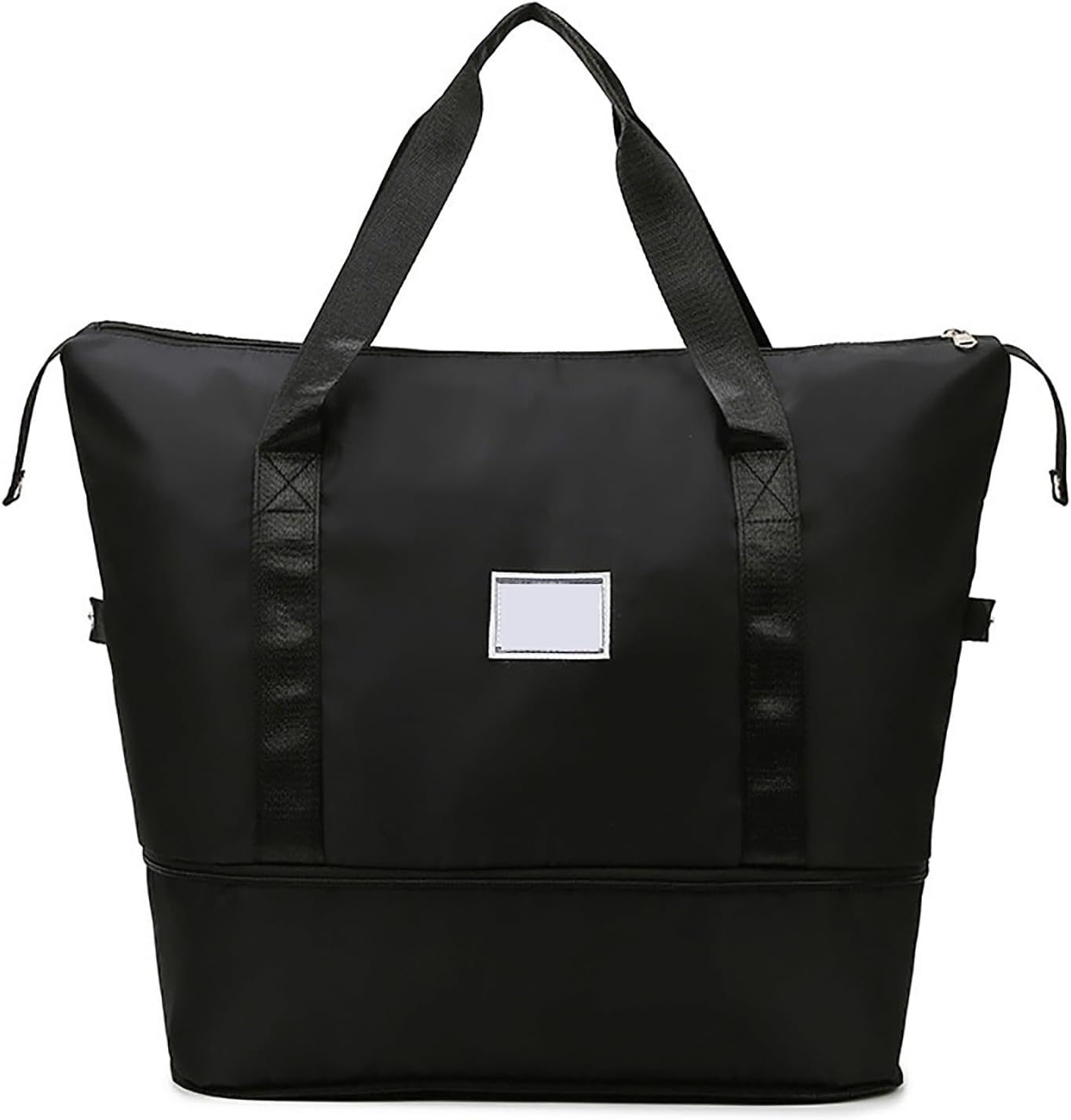 Travel Bags for Women 36L Weekend Bag with Trolley Sleeve Foldable Carry on Bag Dry Wet Seperated Light in Weight Flight Bag Travel Duffle Bag Gym Bag Overnight Bags Black