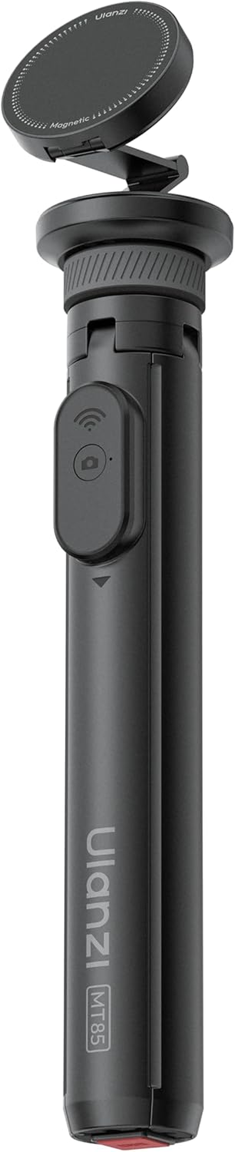 ULANZI MT85 59" Magnetic Selfie Stick Tripod, Lightweight Aluminum, Extendable Phone Tripod, One Click Opening, Strong Dual-Side Magnetic Compatible for Iphone/Android image number 2