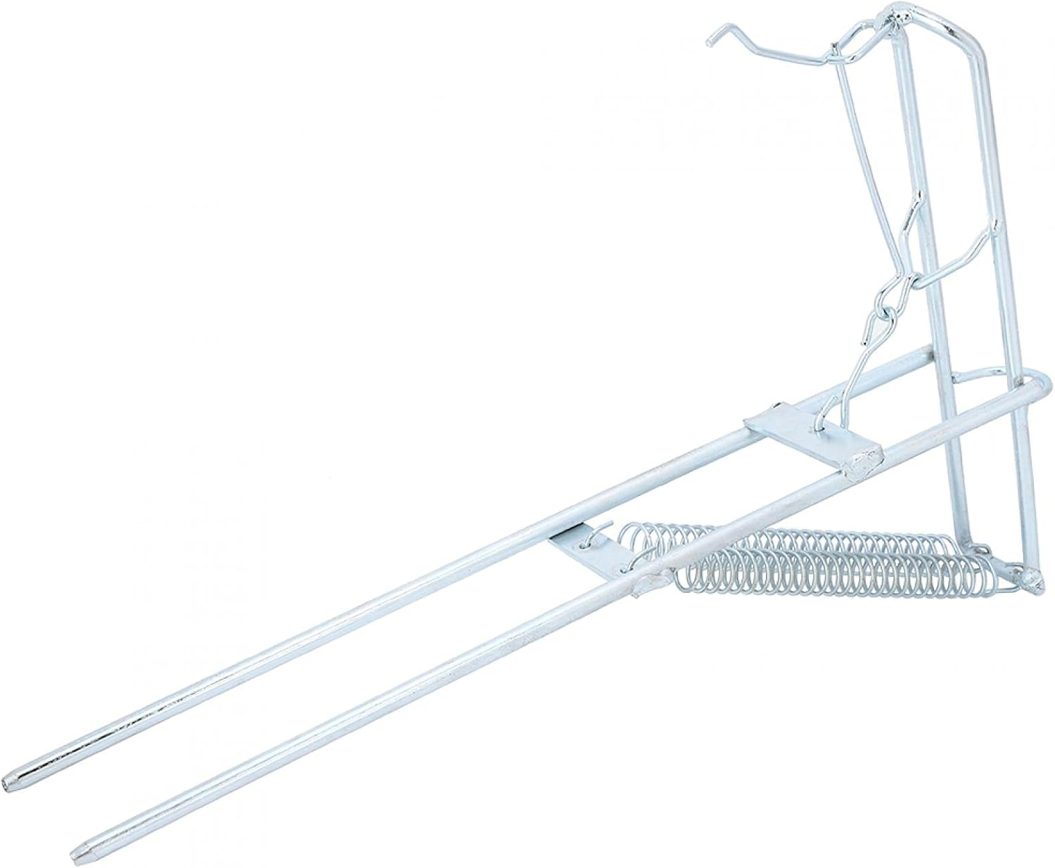 Fishing Rod Bracket, Lightweight Stainless Steel anti Rust Portable Fishing Rod Holder Practical Durable Dual Spring Fishing Pole Metal Stand Support Accessory image number 6