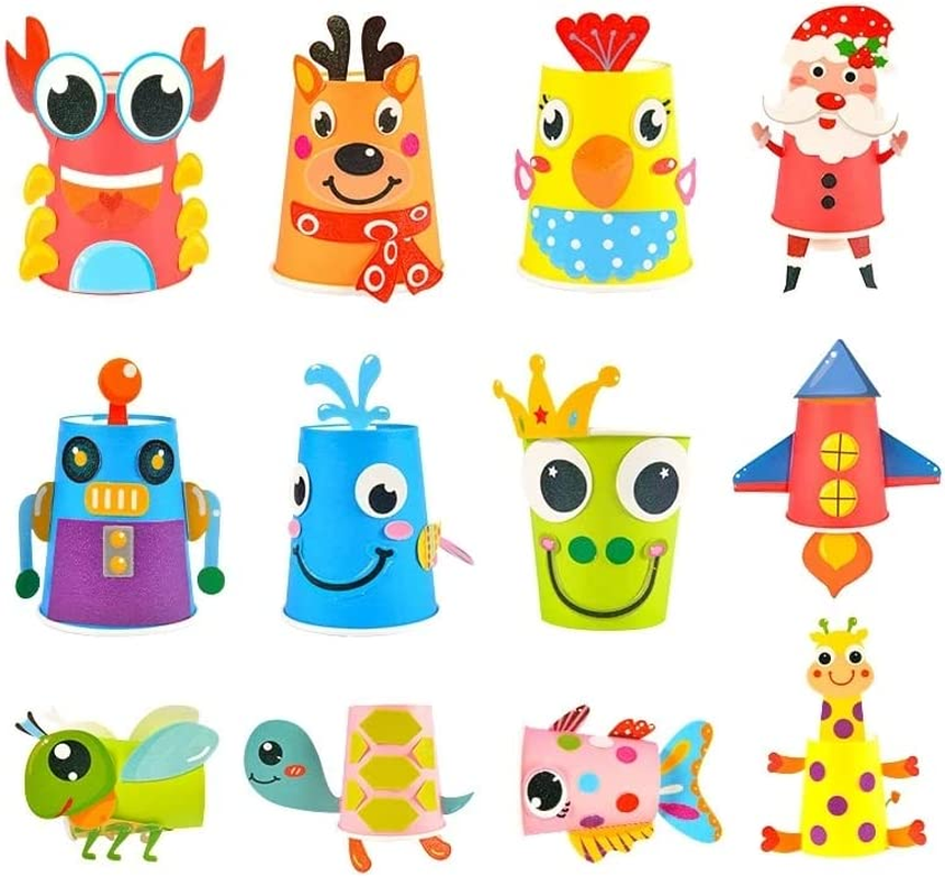 Disposable Paper Cups, 60Pcs Pink Paper Cups for DIY Wedding Party Picnic BBQ Travel and Event 8OZ (Hot Pink) image number 1