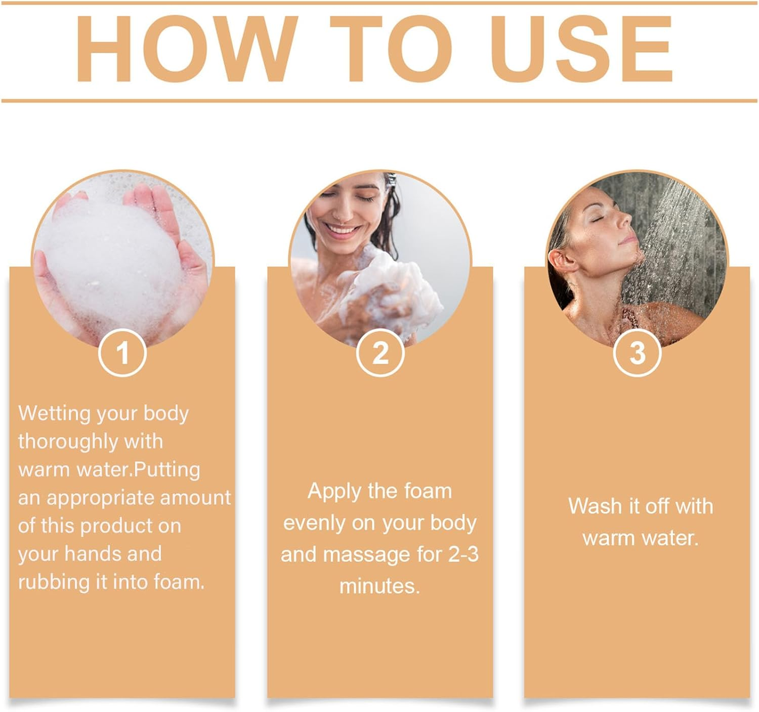 Persimmon Body Wash for Body Odor, Natural Persimmon for Old People Smell, Natural Deodorant Body Wash for Strong Odor Smell Remover, Fresher Scent, Deeply Cleansing & Moisturizing Body (3Pcs) - 2Pcs image number 7