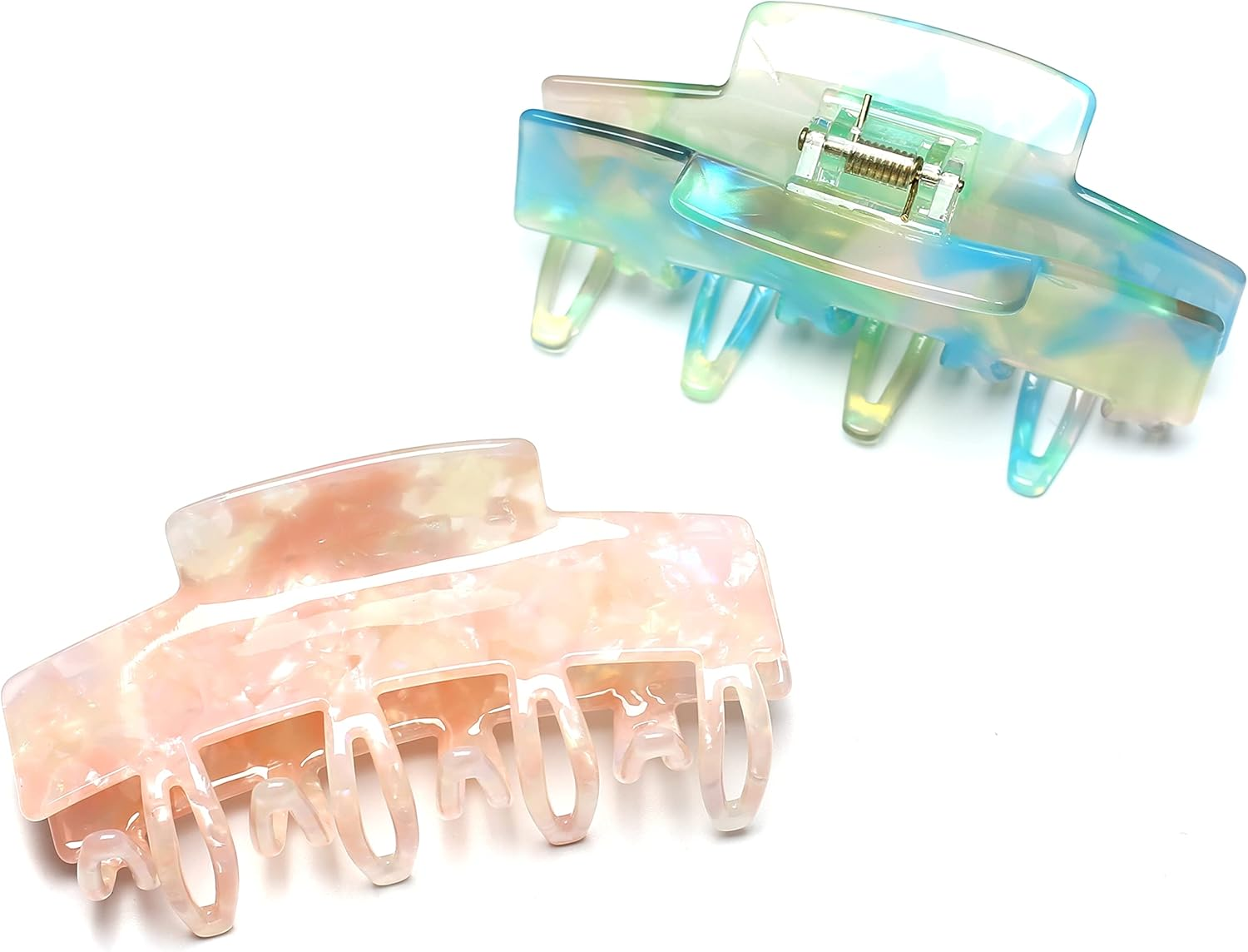 Square Hair Clip Beautiful Women'S Hair Clip Headpiece Elegant Hair Accessory 1 Piece (9.8 Cm X 4.2 Cm, Pink) image number 6