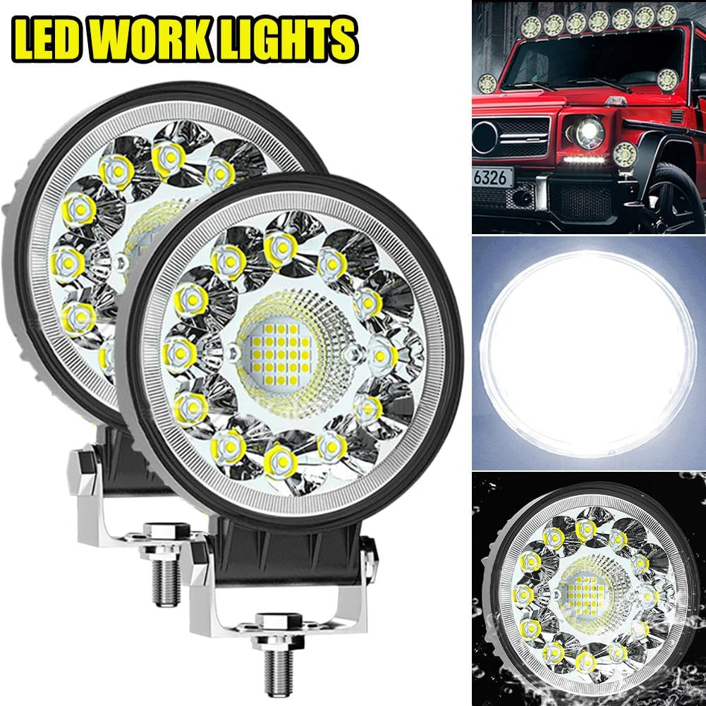 Tootoo LED off Road 4Inch 123W LED Bar Offroad 4X4 Spotlight 12V-32V (1X) image number 1