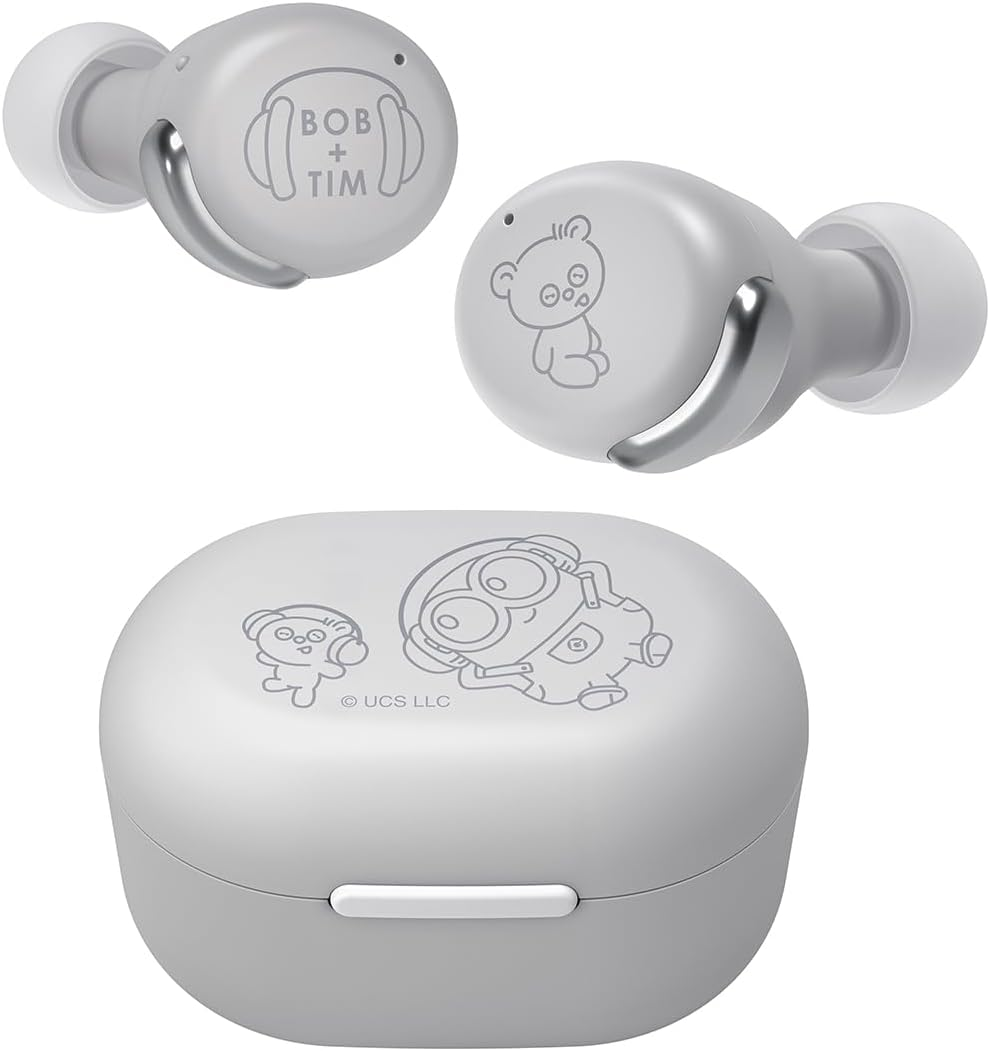 JVCKENWOOD Victor HA-A30T-EH Wireless Earphones, Bluetooth Ver5.2, Minion, Noise Cancelling, with Microphone, Total 21 Hours of Playback, Sound Capture, Waterproof, IPX4, Low Latency, Telework, Small, image number 1