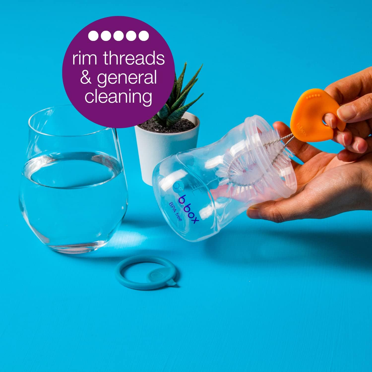 B.Box Bottle Cleaning Brush Set (Pack of 5) image number 2