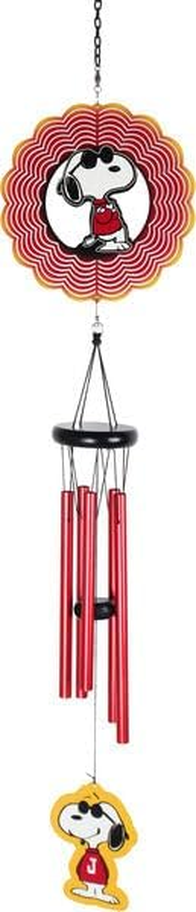 Spoontiques Betty Boop 18" Wind Chime - Outdoor Garden D&eacute;cor - Decorative Chimes for Yard, Garden, Backyard and Patio Decoration - Red image number 1
