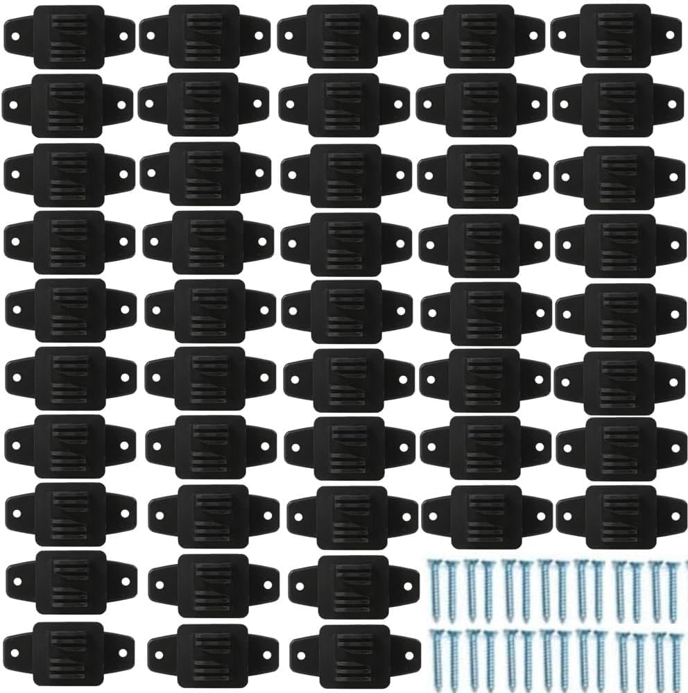 WADY Electric Fence Wooden Post Claw Insulator, Nail on Insulator for High Voltage Pasture Fence, Electric Wire Fence Insulators Electric, Easy Install, Easy to Use (20PCS) image number 3