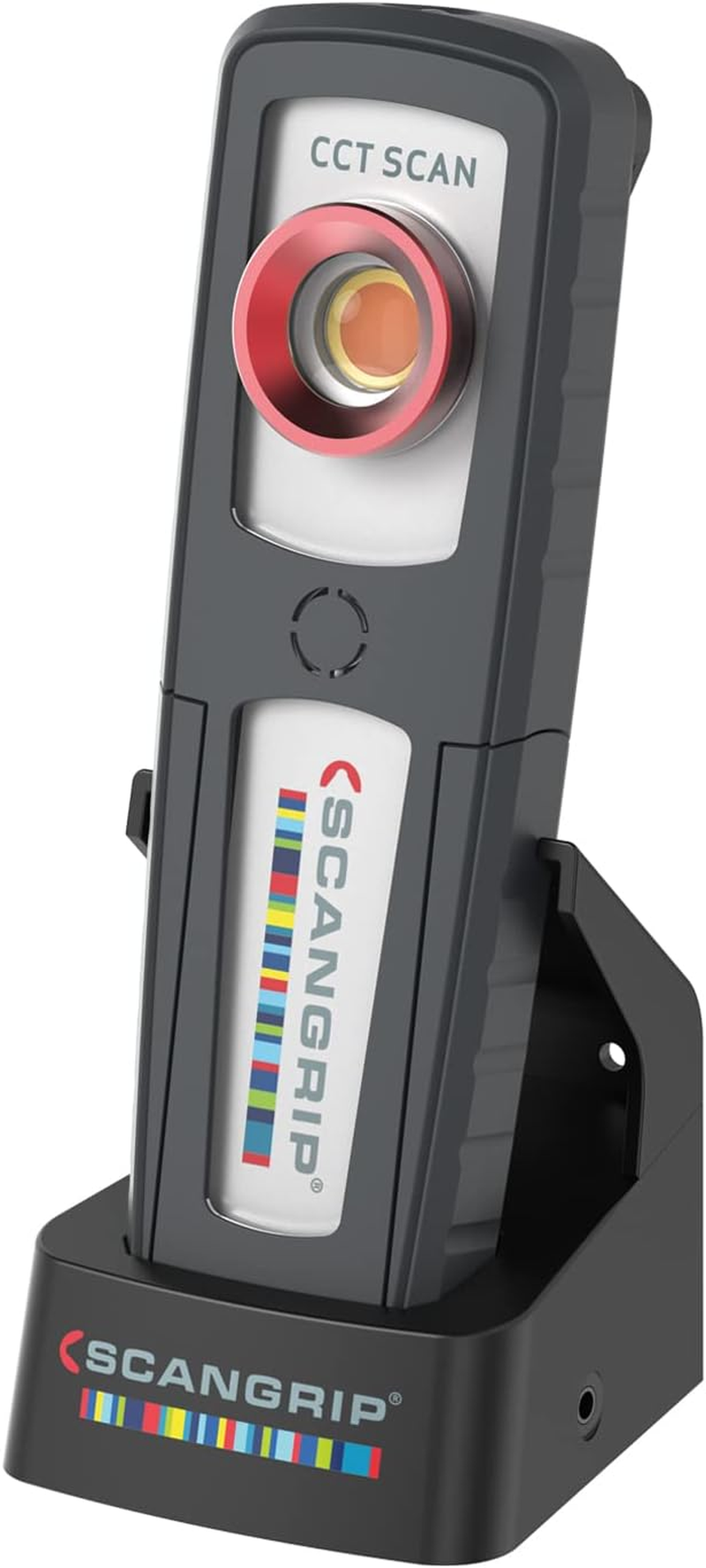 SCANGRIP SUNMATCH 4, Rechargeable Handheld LED Work Light for Detailing and Color Match, 500 Lumen, Stepless CCT Scan 2500K to 6500K, Built in Magnet and Pocket Clip, Waterproof (IP65), Diffuser