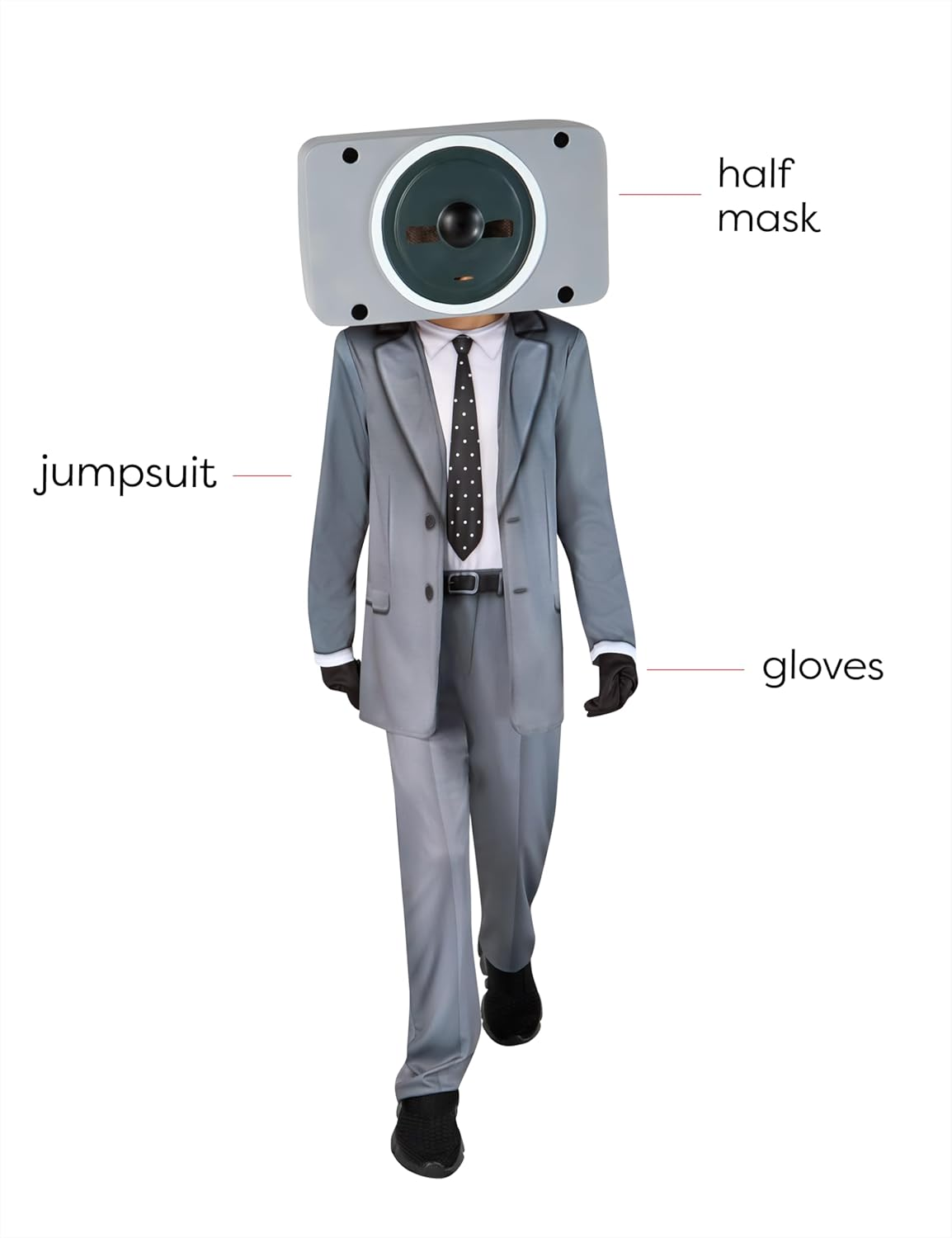 Speakerman Costume for Kids - Skibidi Toilet image number 4