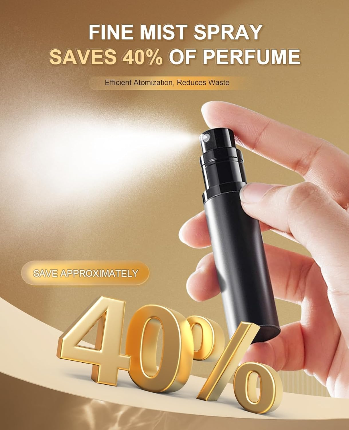 Perfume Atomiser Refillable &ndash; 5Ml Portable Leakproof Travel Spray Bottle, Mini Bottom-Filling Fragrance Atomizer, Pocket Size Perfume Dispenser, Unisex (Blue) - Black- image number 6