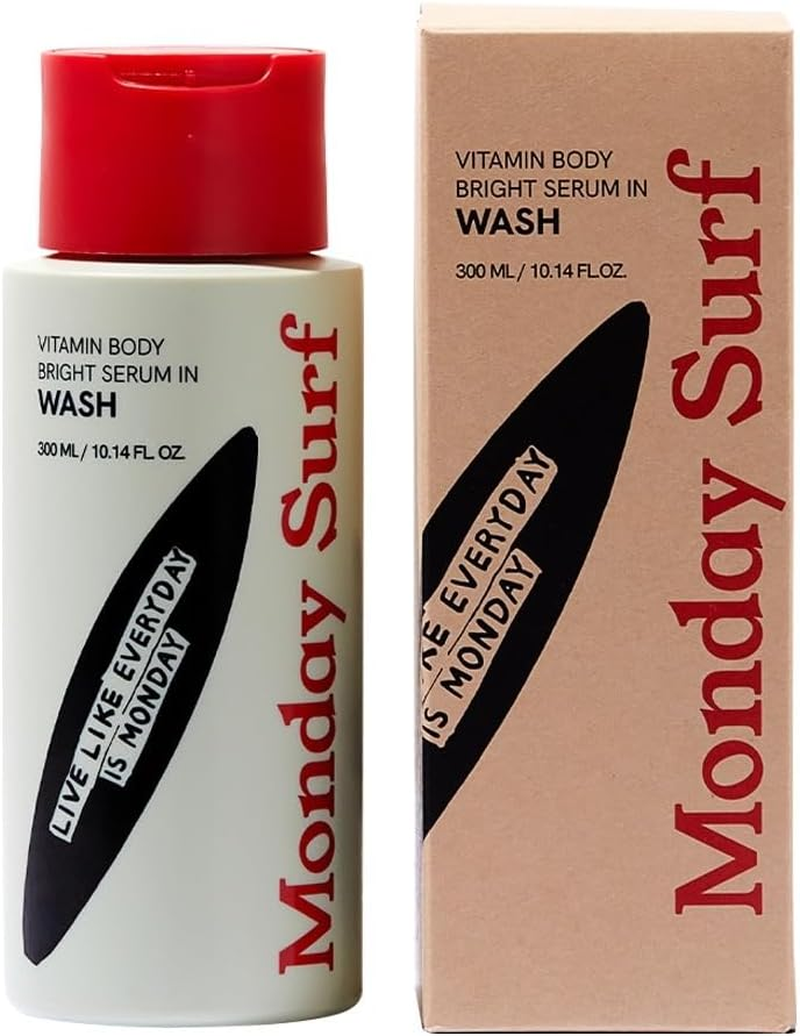 Vitamin Body Wash | Cleanser for Sensitive | Glow Skin, Nourish & Soften Skin with Niacinamide & Hyaluronic Acid | Scents of Vanilla Woods, Vegan, for Women & Men, Moisturizing Body Wash 10.14 Fl Oz image number 3