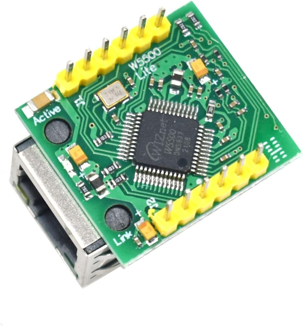 2Pcs W5500 SPI Module Board STM32 Interface 3.3V 5V for DIY image number 2