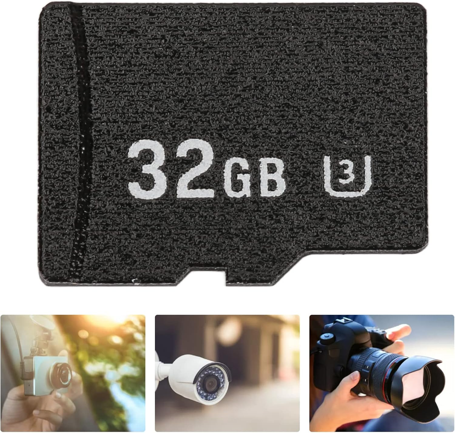 TF Memory Card with Adapter, High Speed Read Speed up to 80MBS, Write Speed up to 30MBS for Car Action Cameras (32GB) image number 6