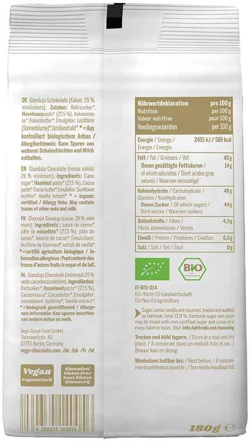 Vego Vegolino Fine Hazelnut Chocolate Pralines 180 G