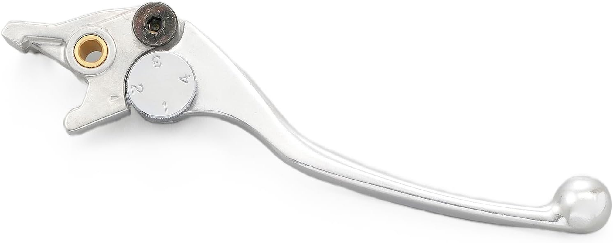 Daytona NISSIN 23319 Brake Master Cylinder for Motorcycles, Horizontal Type, Repair Product, Brake Lever, 4 Level Adjustment, Buff Clear