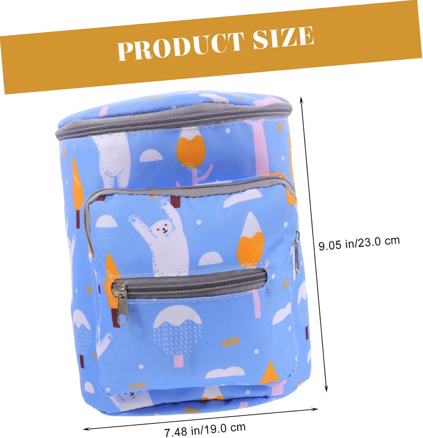Toyvian Portable Storage Bag for Mother and Hanging Scooter Bag for Boy Girl Nursery Items and Diaper Supplies image number 3