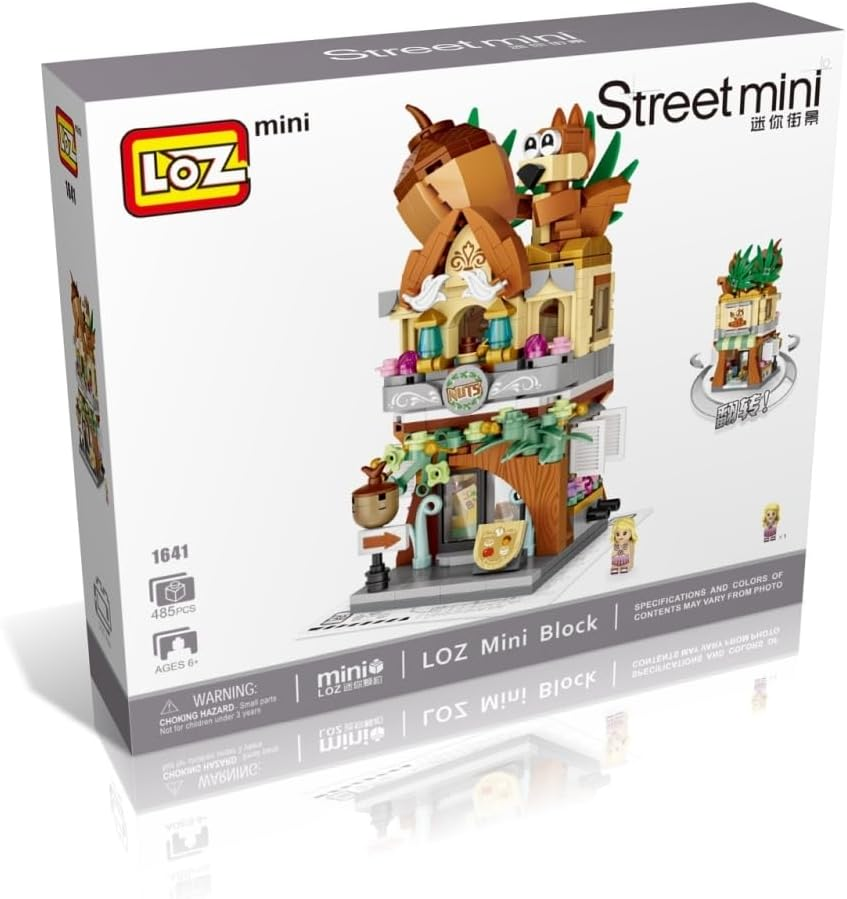 LOZ Building Blocks Educational Toy Modern Street View Architecture Model Nuts Store Houses Model Building Compatible with  Creator image number 1