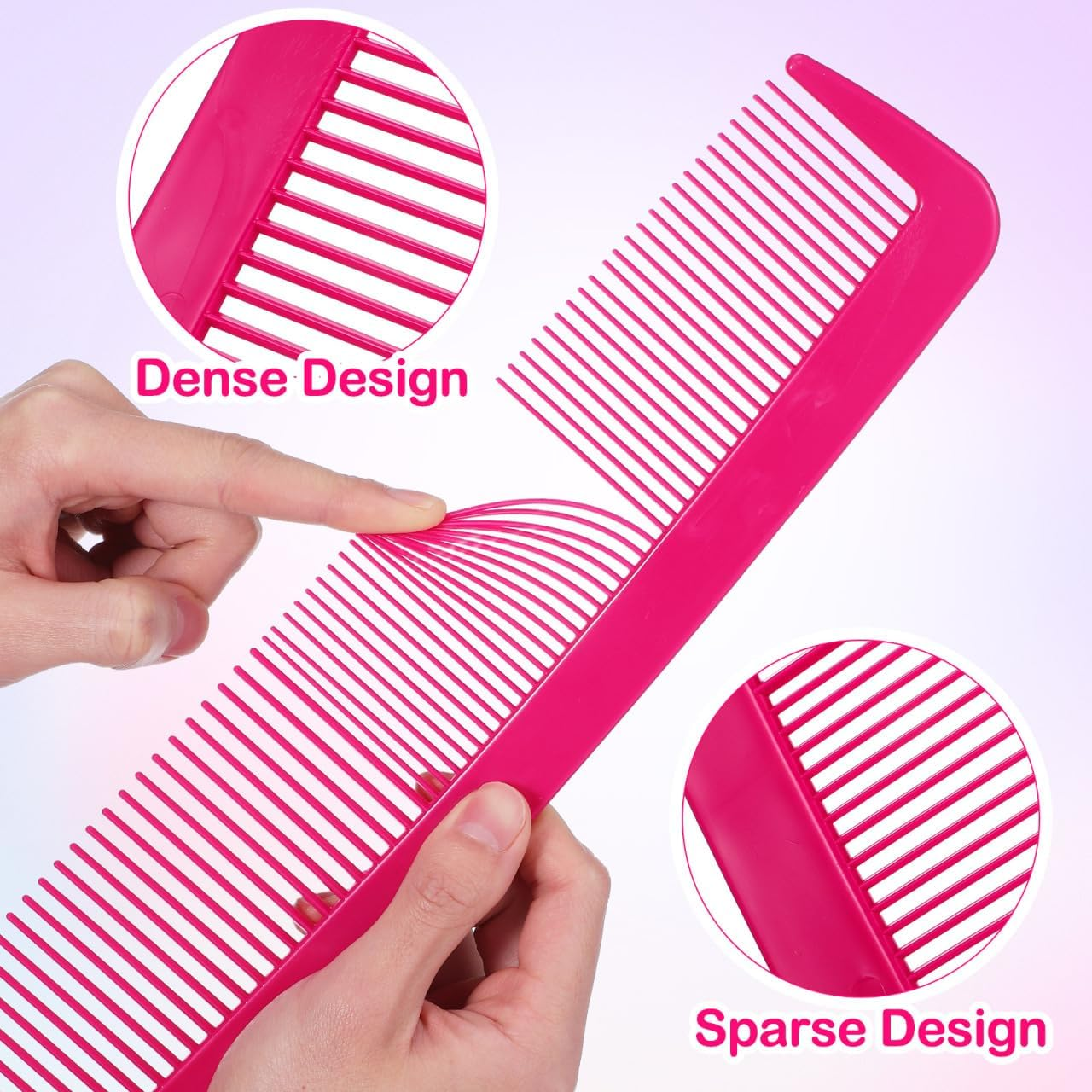 WOFASHPURET Giant Comb Props Funny Giant Man Large Comb Props Hair Brush Huge Comb Joke Halloween Large Comb Clown Costume Combs Funny Hair Brush Cosplay Prop image number 5