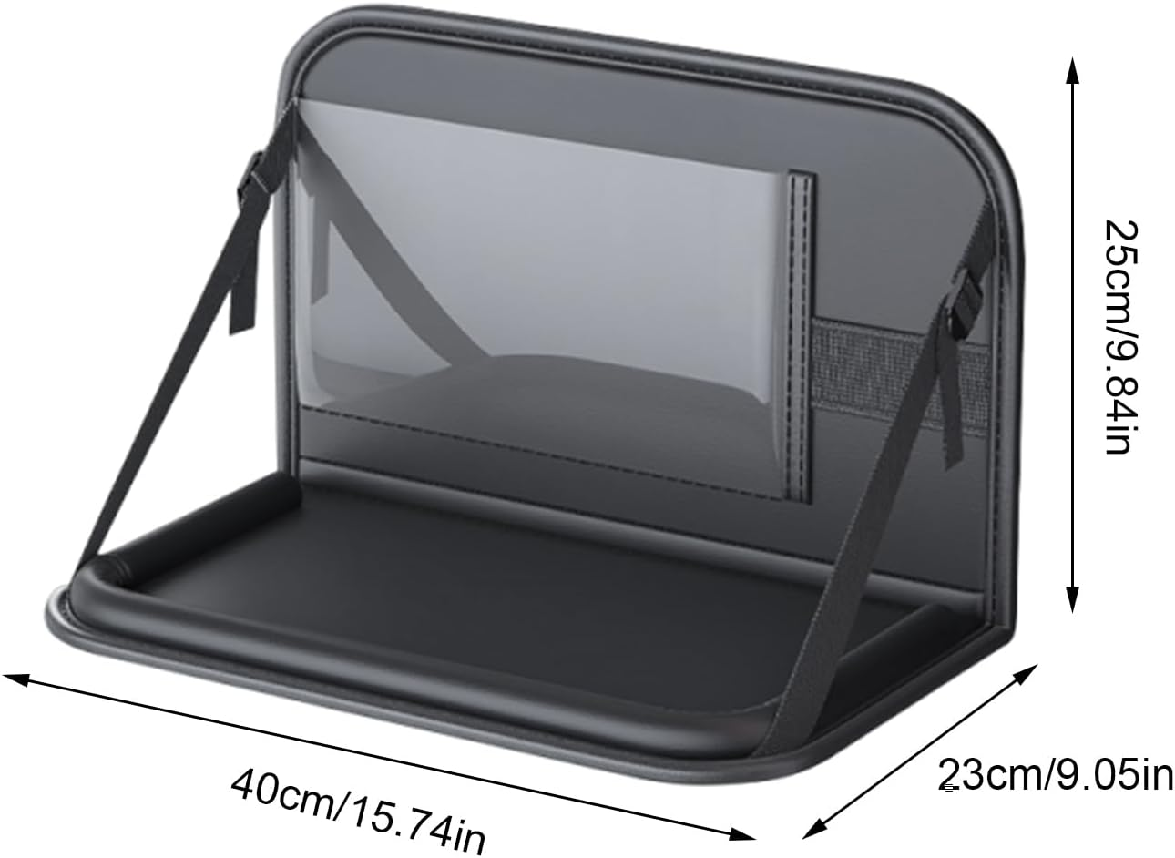 Tray for Car Seat - Laptop Holder Foldable Storage Rear Desk - Kids Travel Tray,For Long Ride Toddler Airplane Camping Snack Time Eating Office Work Passenger