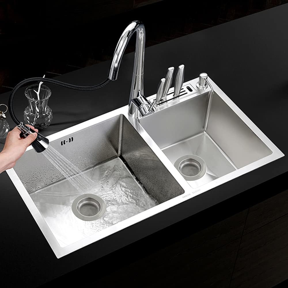 Talea Drain Basket Strainer SUS304 Stainless Steel Filters for Kitchen Sink Washbasin,Qs419C007