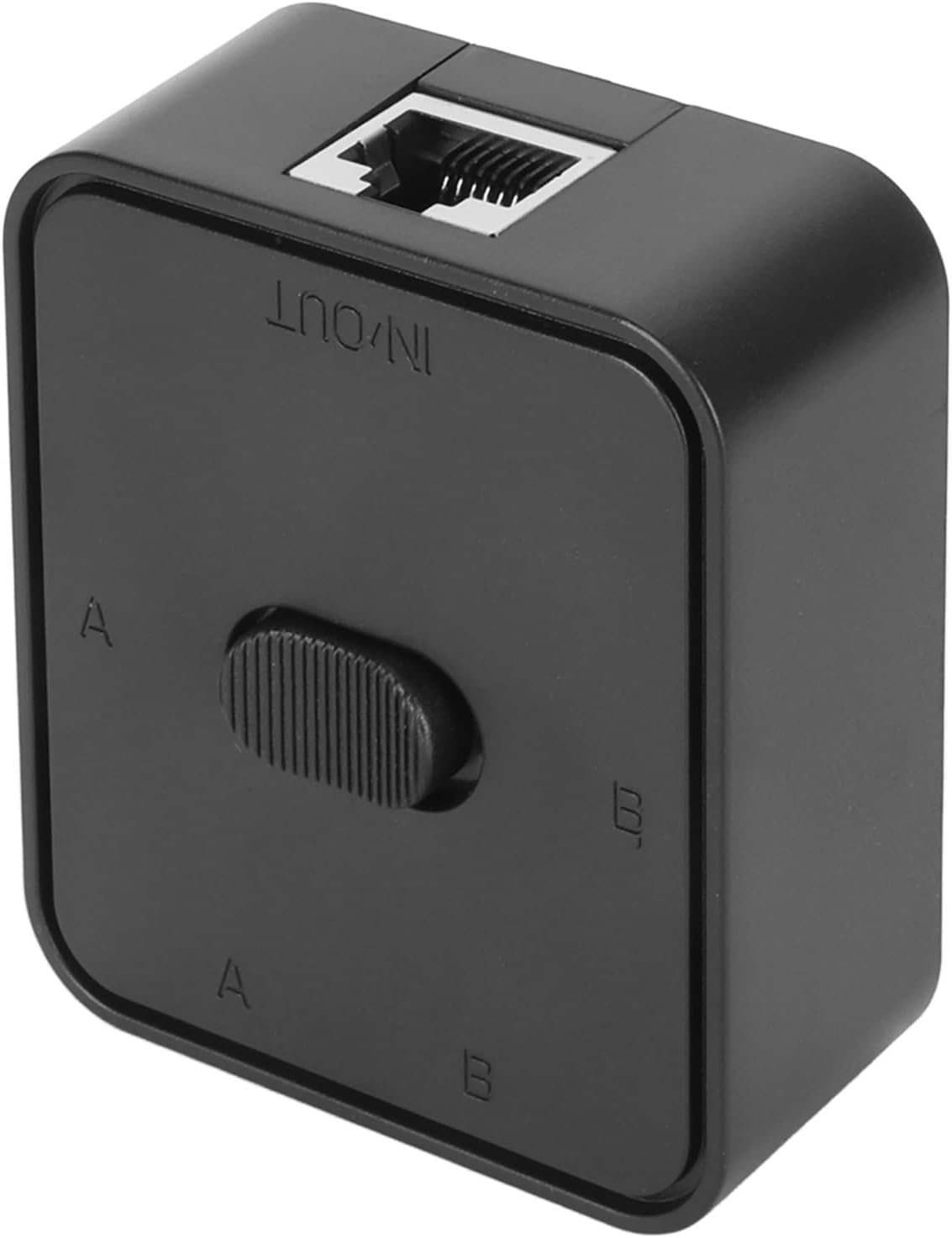 2 Port Gigabit Network Switch, 10 100 1000Mbps, 2 in 1 Out, 1 in 2 Out, RJ45 Splitter Selector Switch for Cat 6, Poe Extender Switch