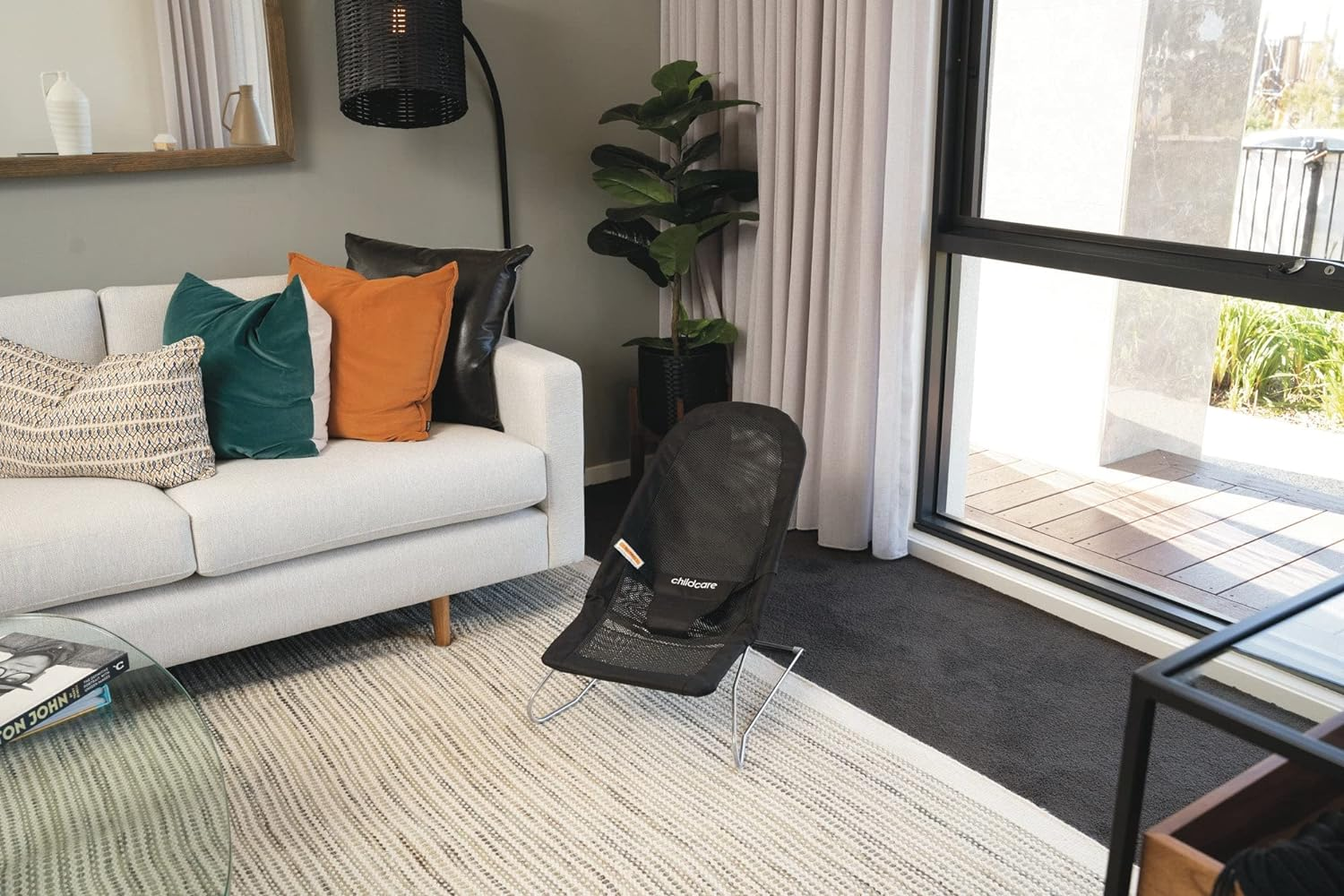 Childcare Ezi Baby Bouncer, Black image number 6