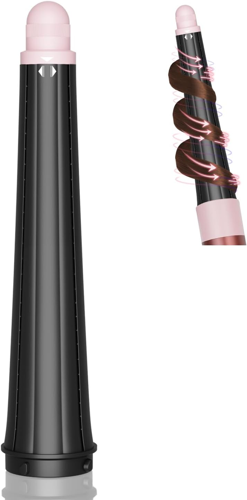 0.78In-1.4In Conical Long Barrels Attachment for Dyson Airwrap HS01 HS05 HS08 Accessories, 20MM-36MM Auto-Wrap Curling Iron Curlers for Professional Barrels Curl and Wave Curl Hair, Pink image number 4