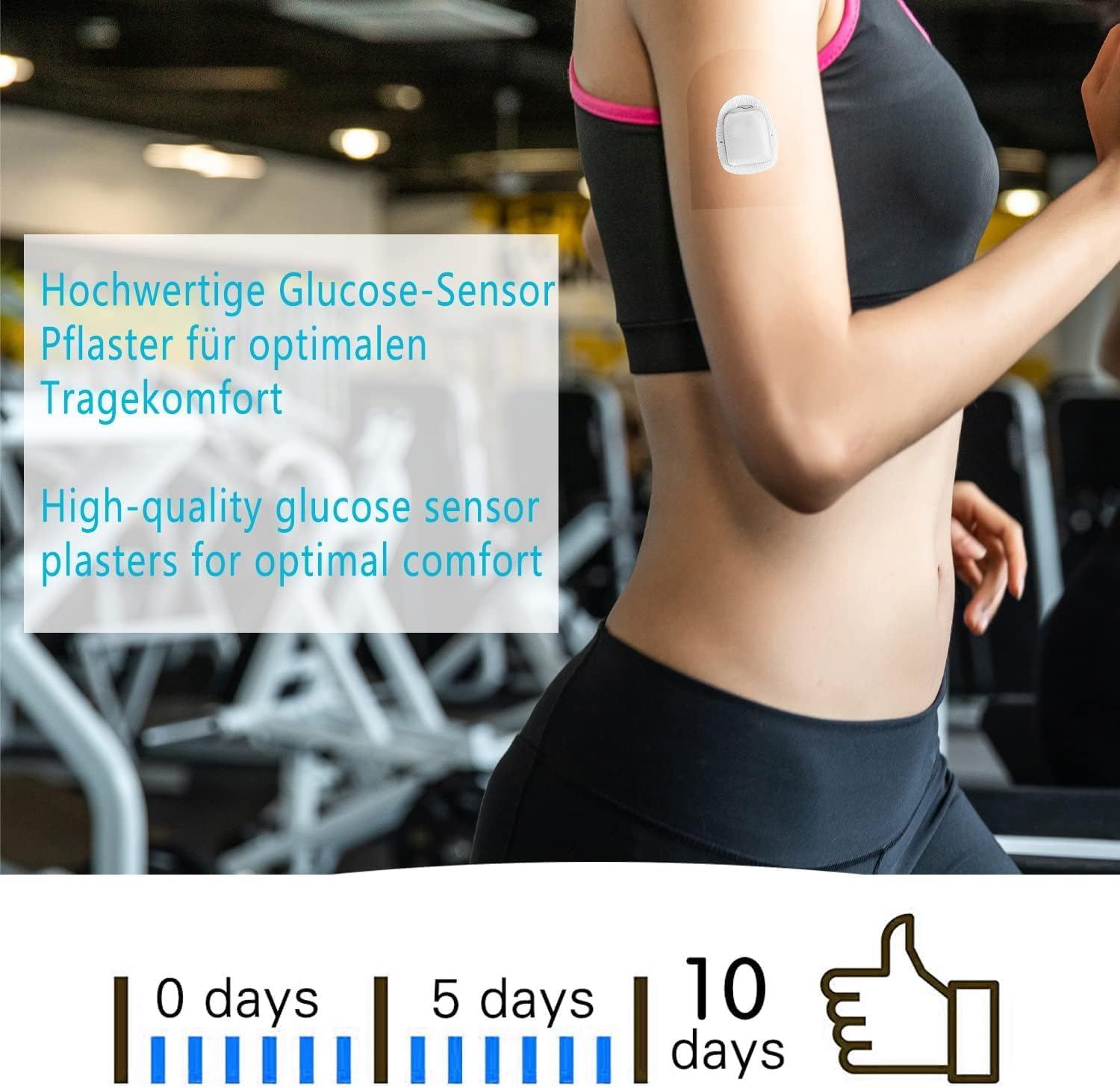 Omnipod Adhesive Patches, 40 Pack Waterproof & Breathable Patches for Omnipod 5 and Dash, Premium Transparent Overpatch for Omnipod Sensor, Hypoallergenic CGM Tape, Pre-Cut Adhesive Patch - GTAGKOMMEN