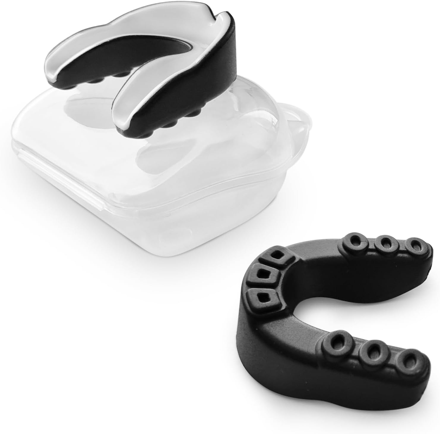 Hoplite Sports Custom Fit Mouth Guards &ndash; Tailored Comfort &ndash; Youth and Adult Sizes &ndash; Ideal for Soccer, Rugby, Boxing, Basketball, Mixed Martial Arts, Kick Boxing and More &ndash; Includes Storage Case image number 4