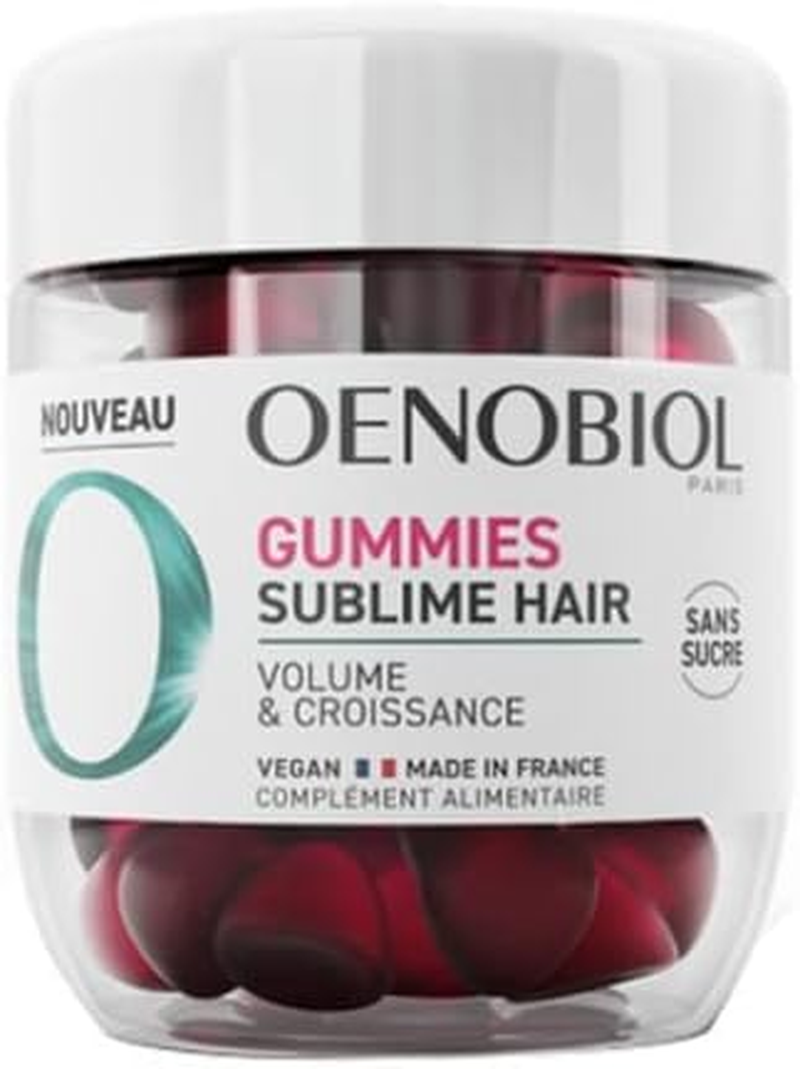 Oenobiol Sublime Hair 60 Gummies Volume and Hair Growth