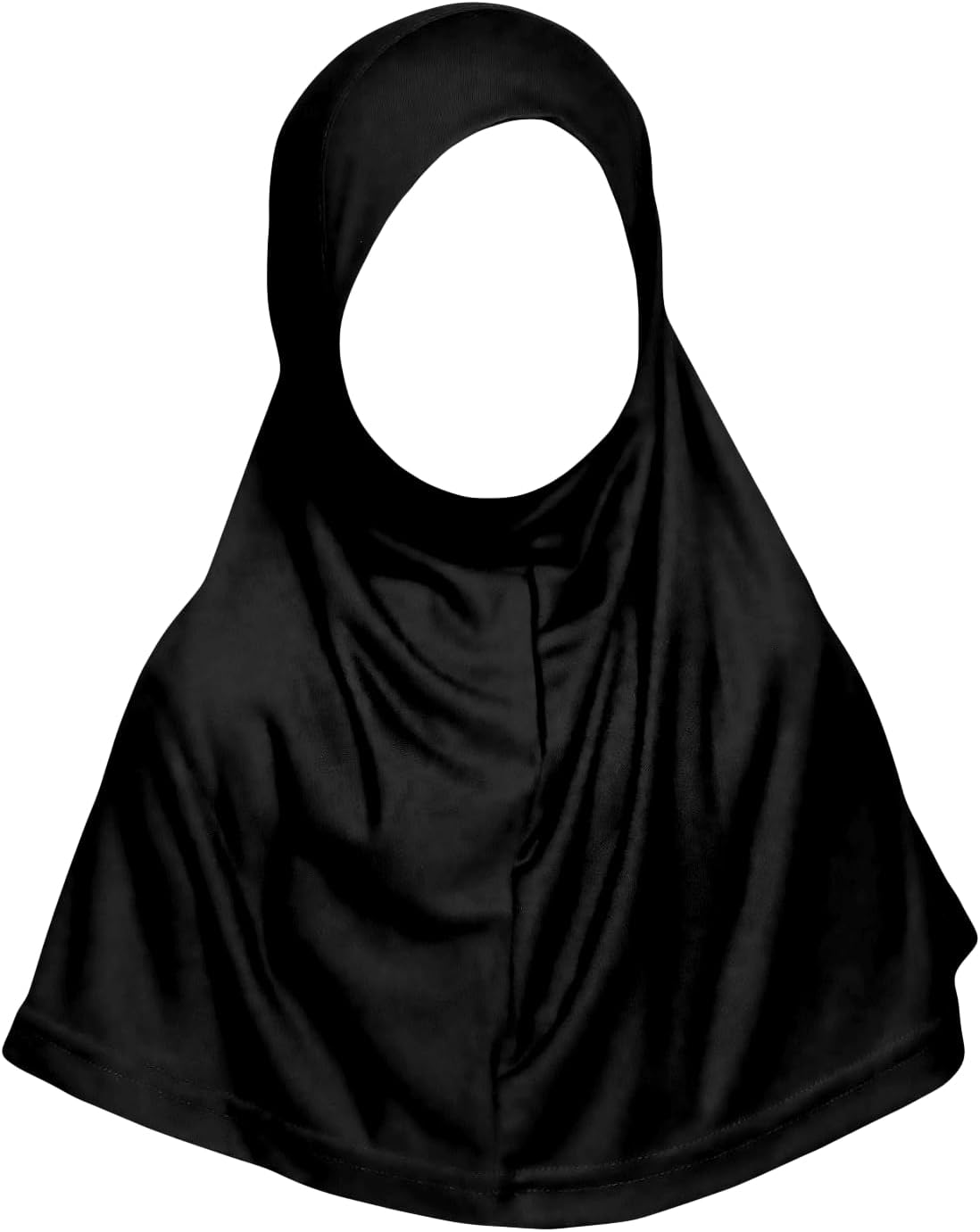 Desert Dress Big Girls' Muslim Girls Childrens Islamic Hijab Scarf One Piece Ihlas Head Bonnet Turkish Slip on School Black