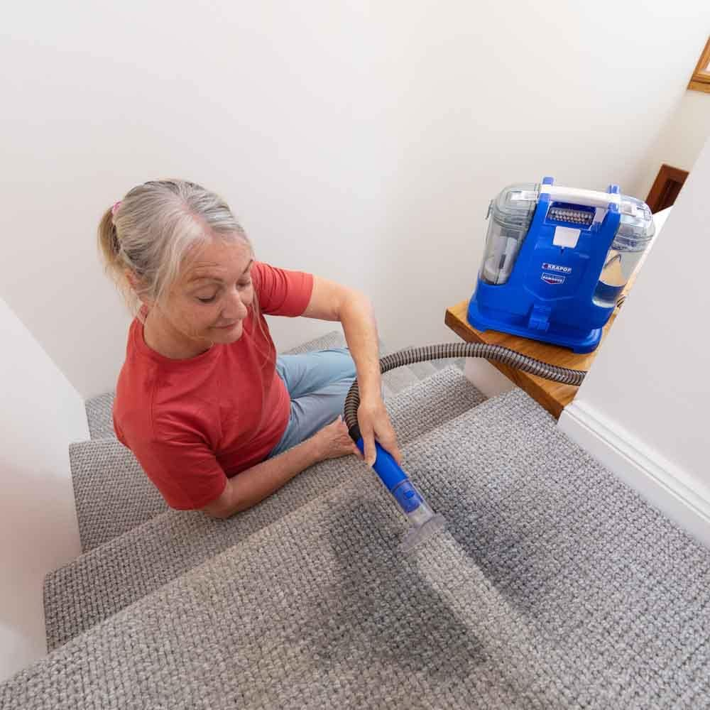 Kleva Range KRAPOF - Portable Carpet & Upholstery Cleaner &ndash; Powerful Spot Stain Remover for Carpets, Rugs, Furniture & Car Interiors | Deep Cleaning Machine with Strong Suction & Dual Water Tanks image number 4