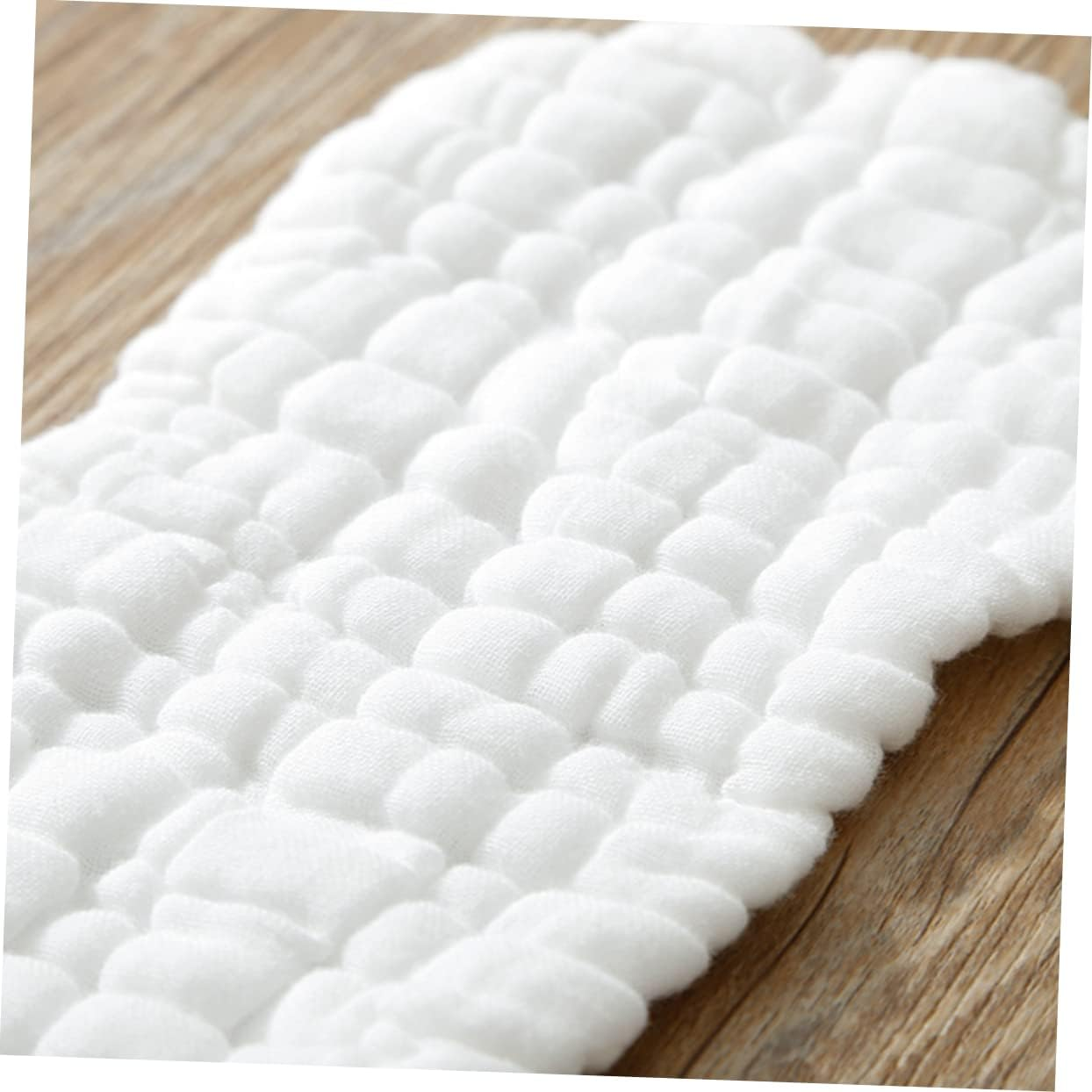 Vaguelly Pure Cotton Nappies Baby Diaper for Newborns Reusable Cotton Infant Diapers L Size 46X17Cm Water Absorption 5Pcs Set Suitable for 0-2 Years Old image number 4