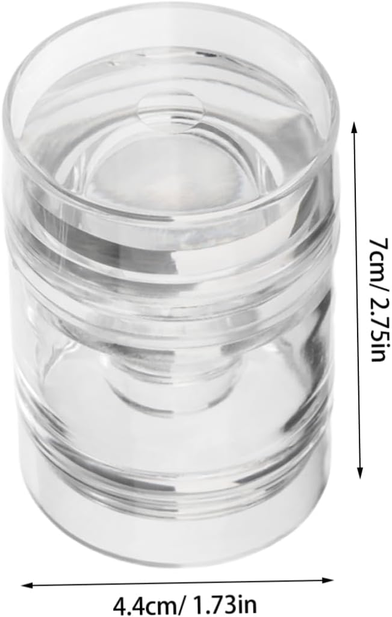 MOTHNUR 2Pcs French Nail Stamper Transparent Silicone Jelly Stamping Tool for Precise DIY Manicure Nail Art Stamps Clear Flexible Silicone for Home Salon Use image number 2