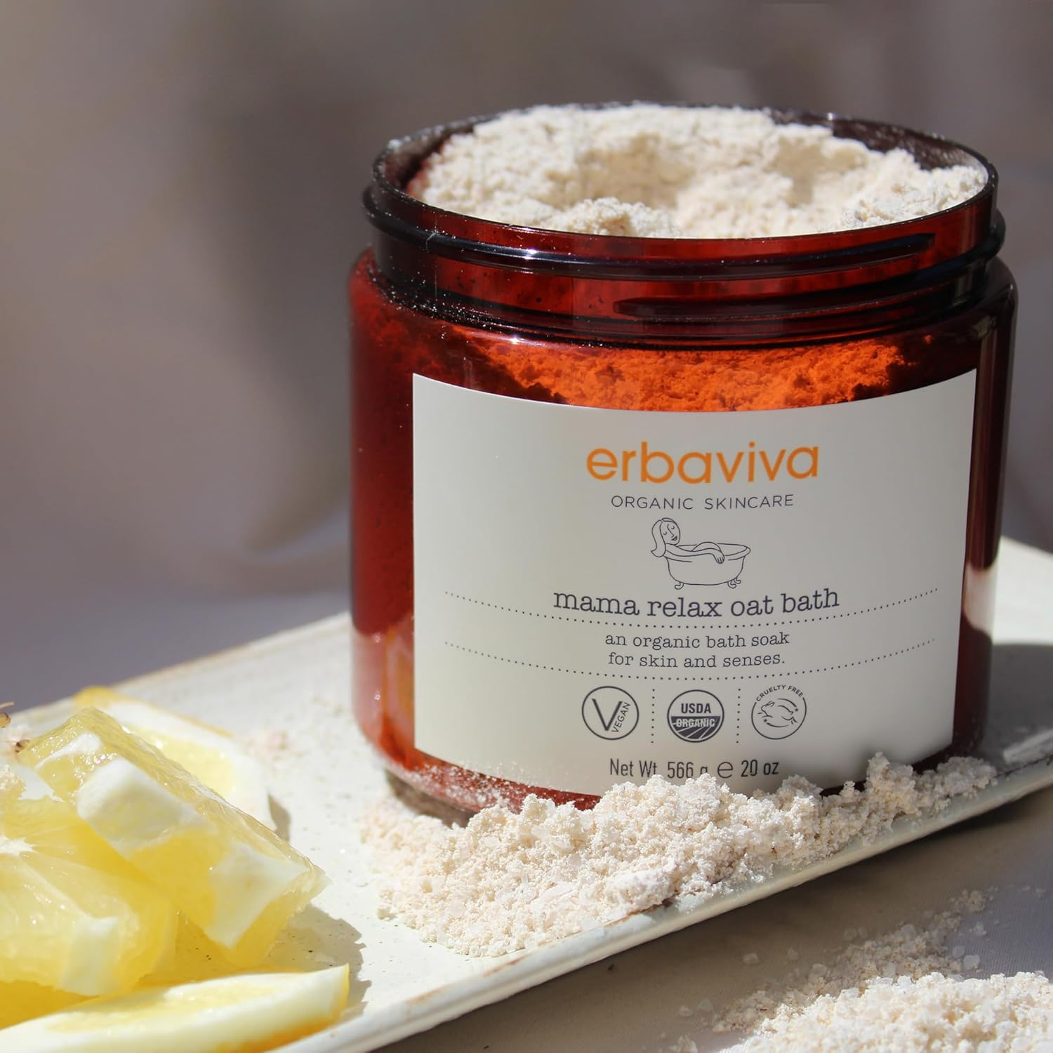 Erbaviva Mama Relax Oat Bath 566G image number 2