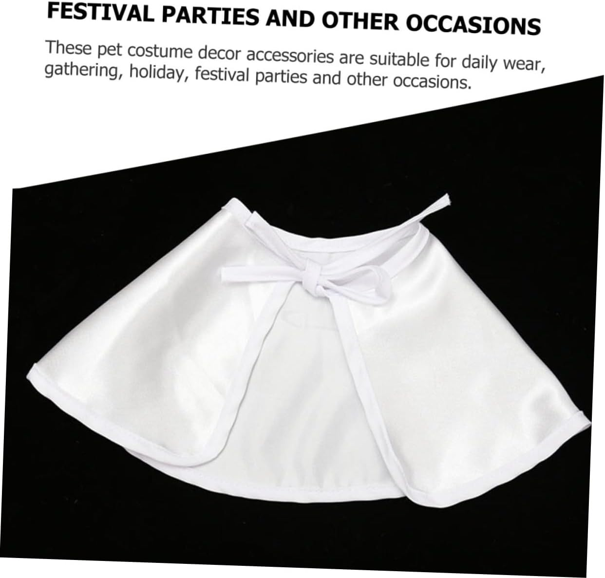 SUPVOX Pet Halloween Costume Cat Dog Cape Hat for Halloween Party Dress up Faux Fur Prop image number 1