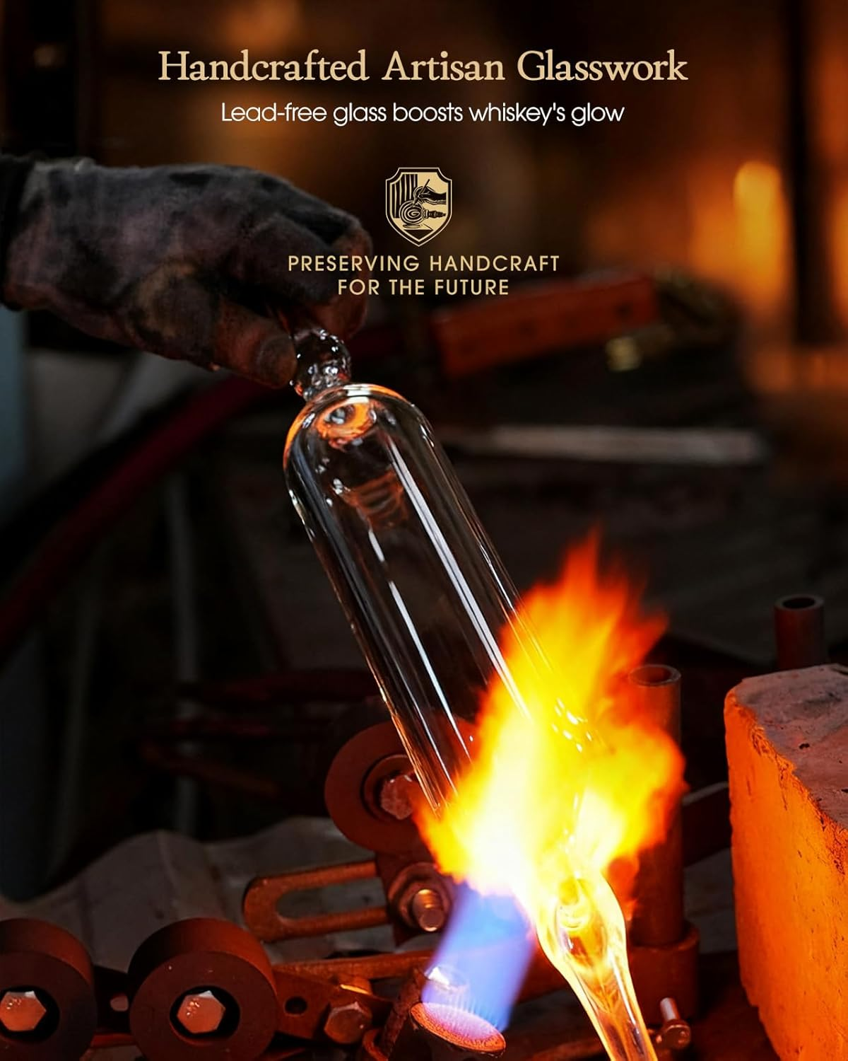 Gifts for Men Dad, Kollea Gun Whiskey Decanter Set-Limited Edition, Liquor Decanter with Bullet Shot Glass, Cool Anniversary Birthday Gifts for Him Husband, Military Present for Home Bar Drinking image number 4