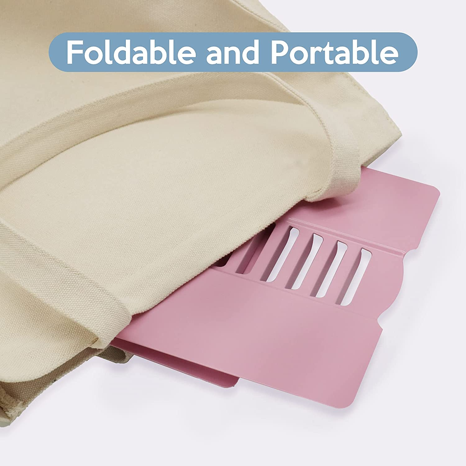 Desk Book Stand Worthplanet Metal Reading Rest Book Holder Lightweight Bookstand with 6 Adjustable Angles and Paper Page Clip for Textbook, Recipe, Magazine, Paper Tablet W160002 (Pink) image number 4