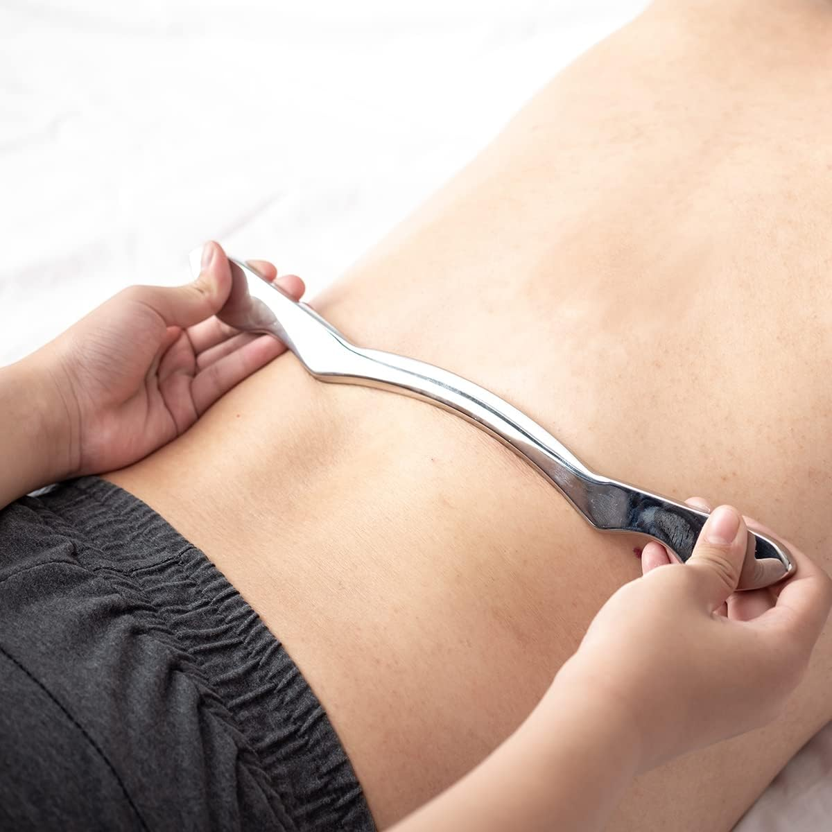 Allshow Gua Sha Scraping Massage Tool, REALLYGOOD IASTM Tools, Long Bar Tool for Large Muscles, Great Soft Tissue Mobilization Tool, 13.5 Inch Long (A) image number 5