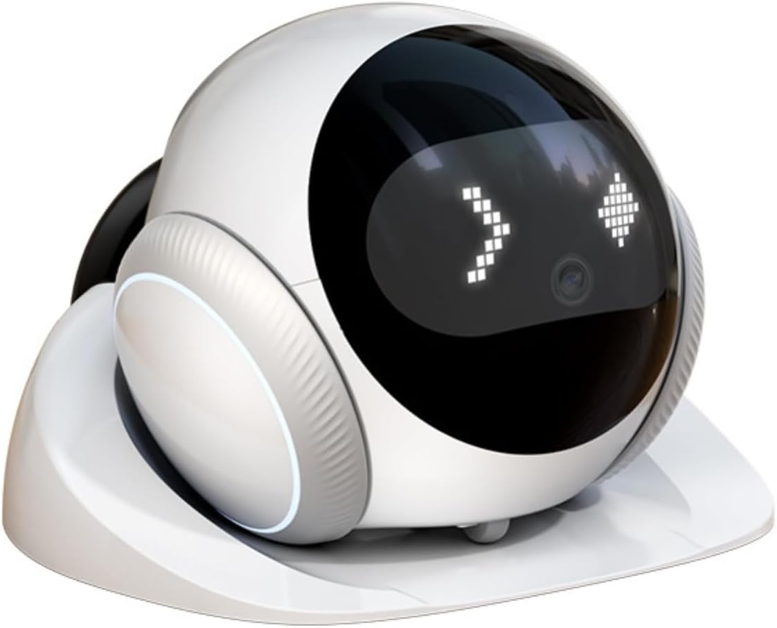 MENDUNER Moving Pet Camera with 360 View, 1080P Auto Follow Robot Camera for Dogs and Cats, 2 Way Audio, Night Vision, Pet Cameras Baby Monitor for Home Security, App Control image number 6