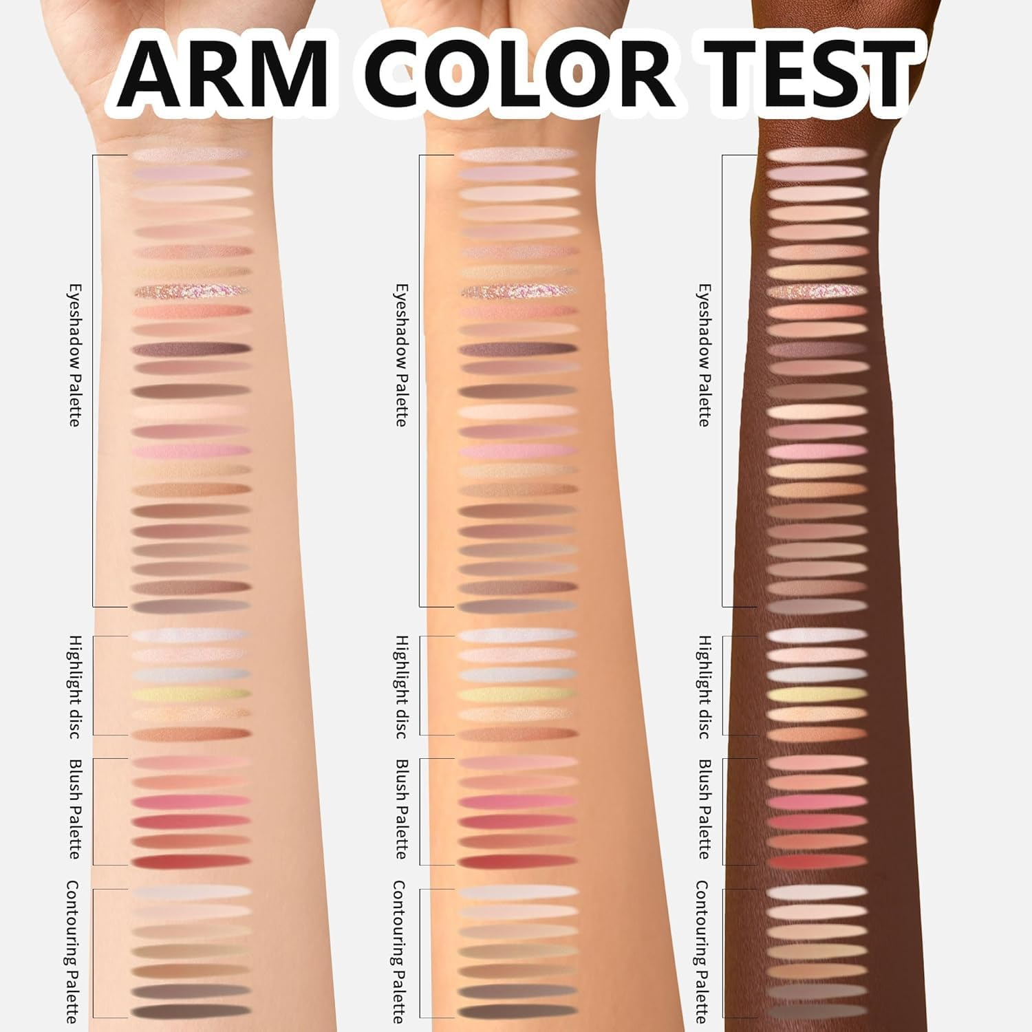 Afflano Makeup Palette,Eyeshadow & Highlighter & Blush & Contouring,4-Layer Book-Style Foldable Makeup Palette Set,Matte Glitter Metallic Shimmer, Highly Pigmented Long Lasting Make up Pallet