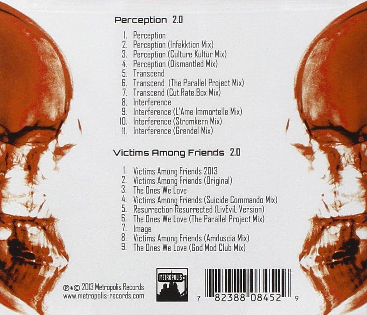 Psychic Surgery: the Victims among Friends and Perception Eps (CD)