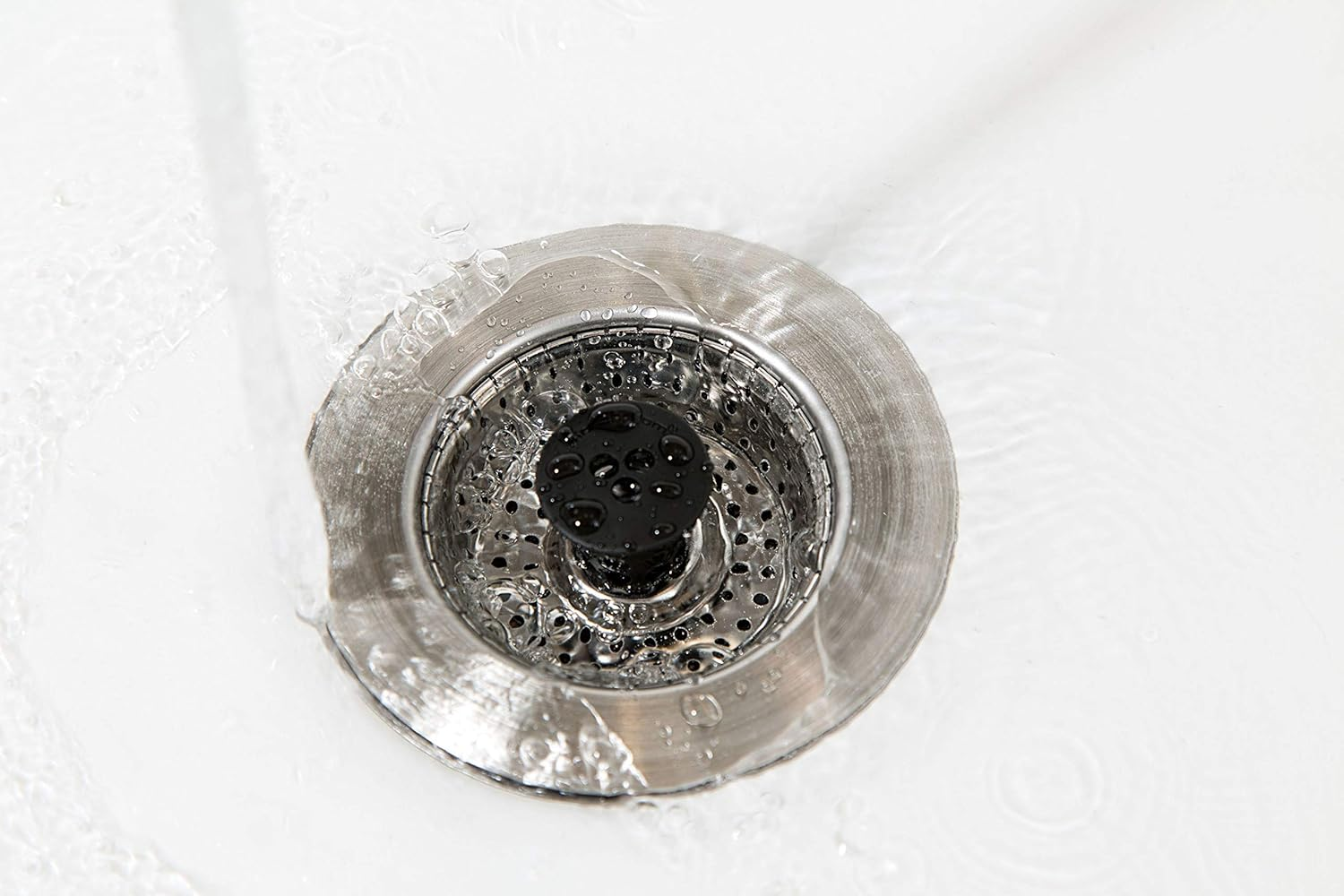 Sinkshroom Kitchen Sink Strainer, Stainless Steel image number 3