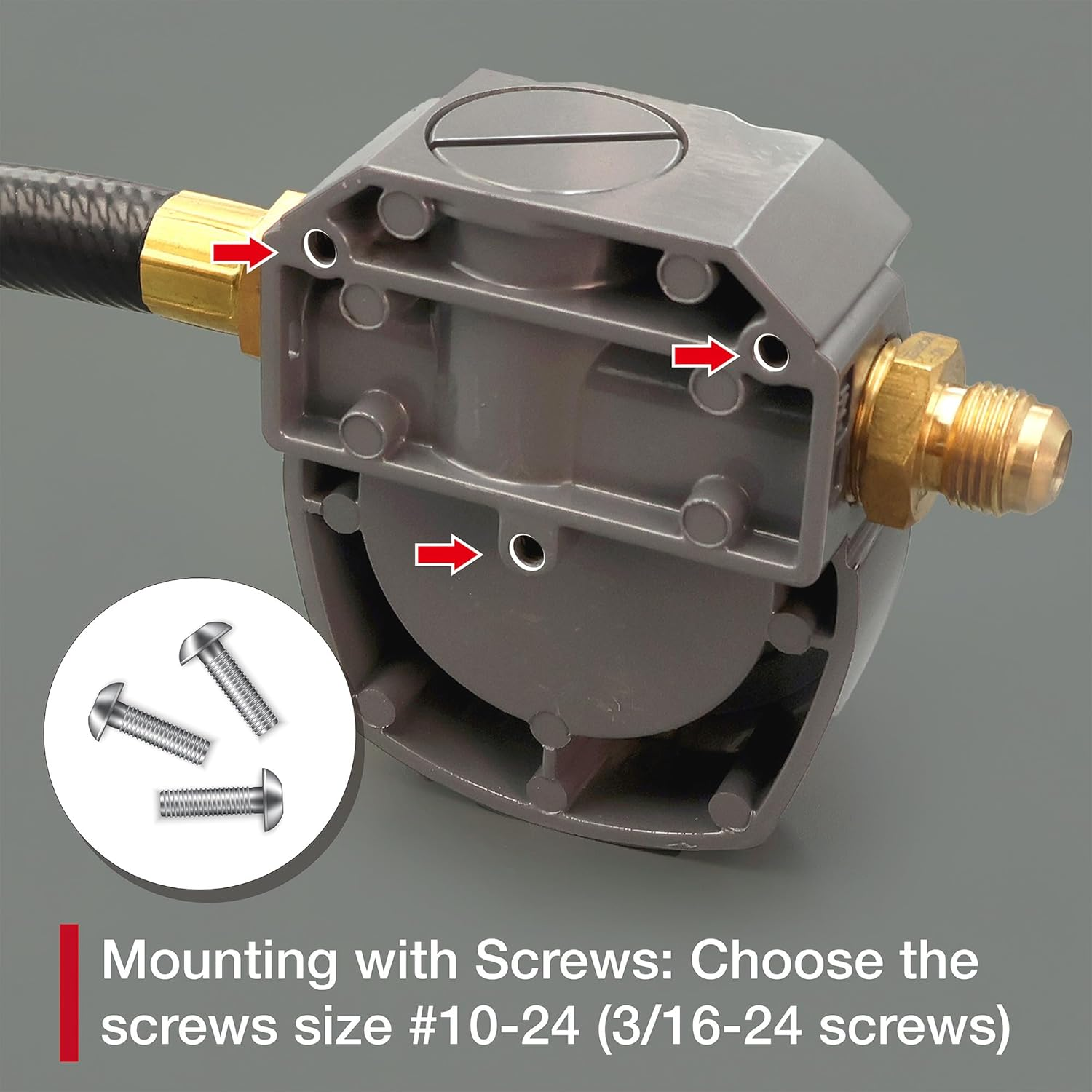 NO WORRIEZ 80,000 BTU Safety Automatic Outdoor BBQ Shut off Mechanical Structure Gas Timer for Propane Grill and Natural Gas Grill(With 3/8'' Flared Assembly Connector and Hose, Patent Pending) image number 6