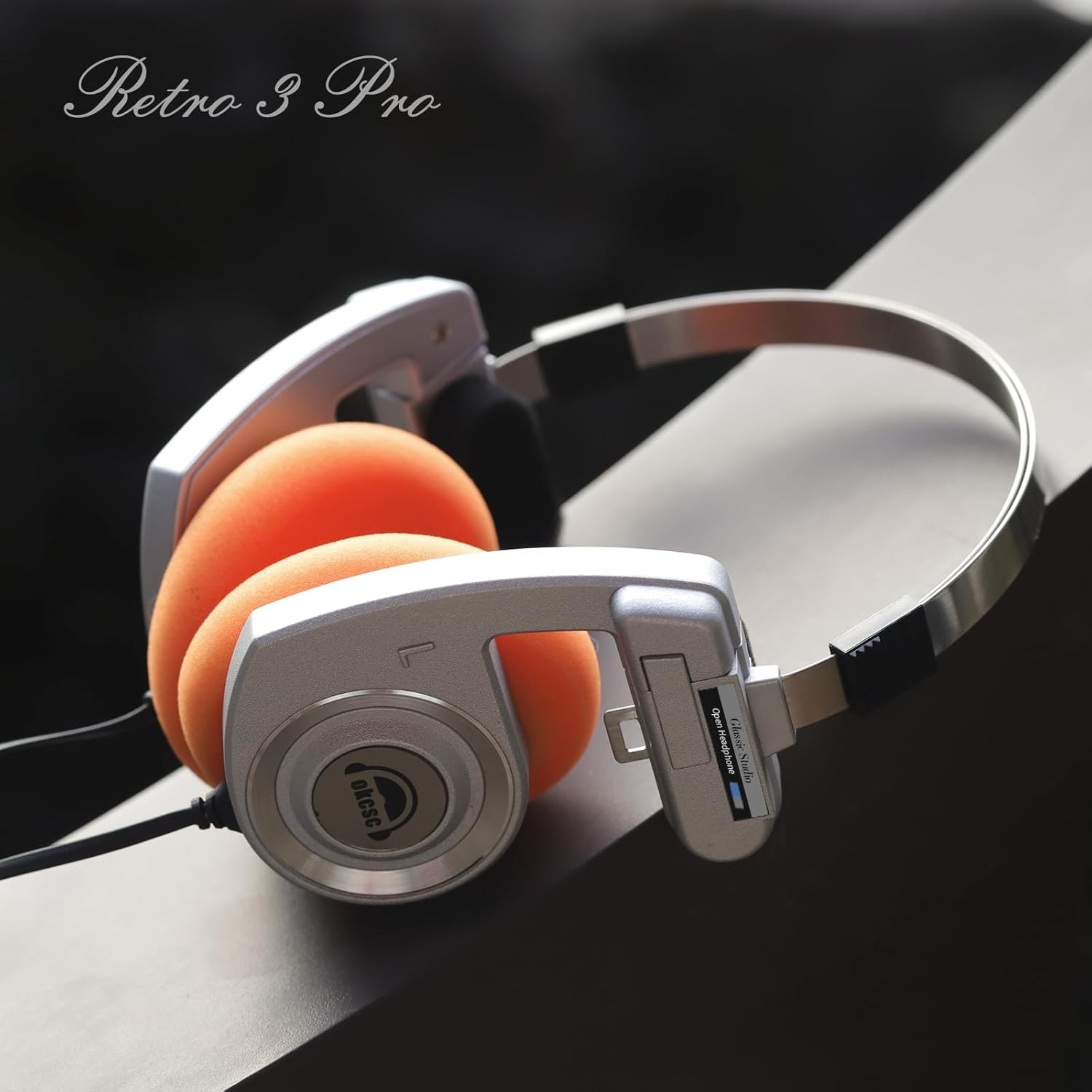 OKCSC Retro 3 Open Back Headphones,3.5Mm Wired Over-Ear Headsets, All-Day Playtime/Built-In Mic/Ultra Lightweight, Convenient to Carry for Travel, Commute, Sports, Hifi Sound 3.5MM Mic/Silver image number 7