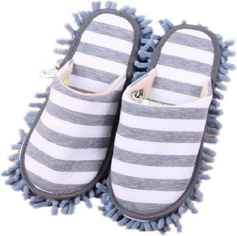 Multifunction Unisex Cleaning Slippers, Detachable Mopping Shoes House Floor Cleaning Mop Microfiber Sole