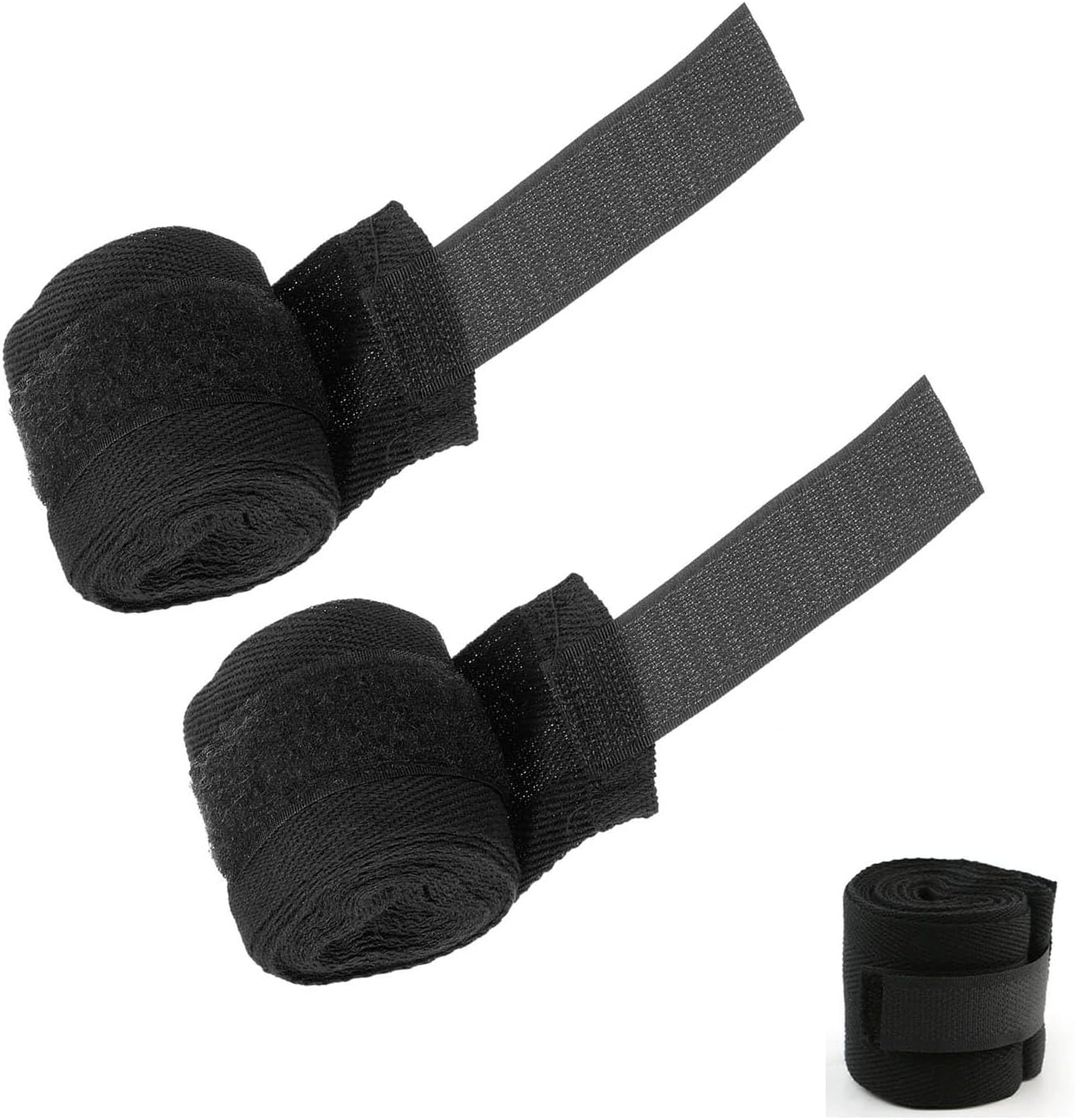 Paifeancodill Boxing Hand Wraps, 2 Rolls Boxing Bandages Inner Gloves, Boxing Wraps, Fist Wrist Protector, Boxing Training Belt Hand Wraps, Elasticated Fabric Thumb Loop for MMA Training Gym