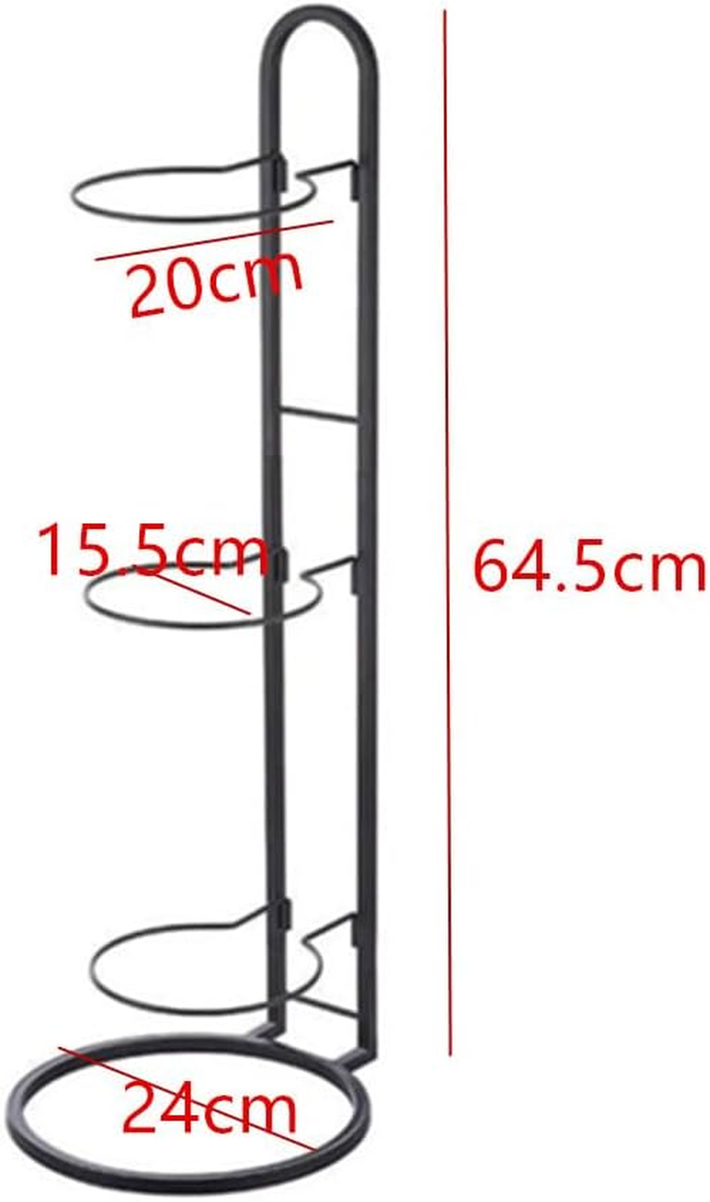 Changyeah 1PC 3-Tier Basketball Ball Storage Rack Holder,Ball Storage,Removable Home Cube Frame Ball Stand Storage,Freestanding Garage Sports Equipment Organizer Indoor Display Stand